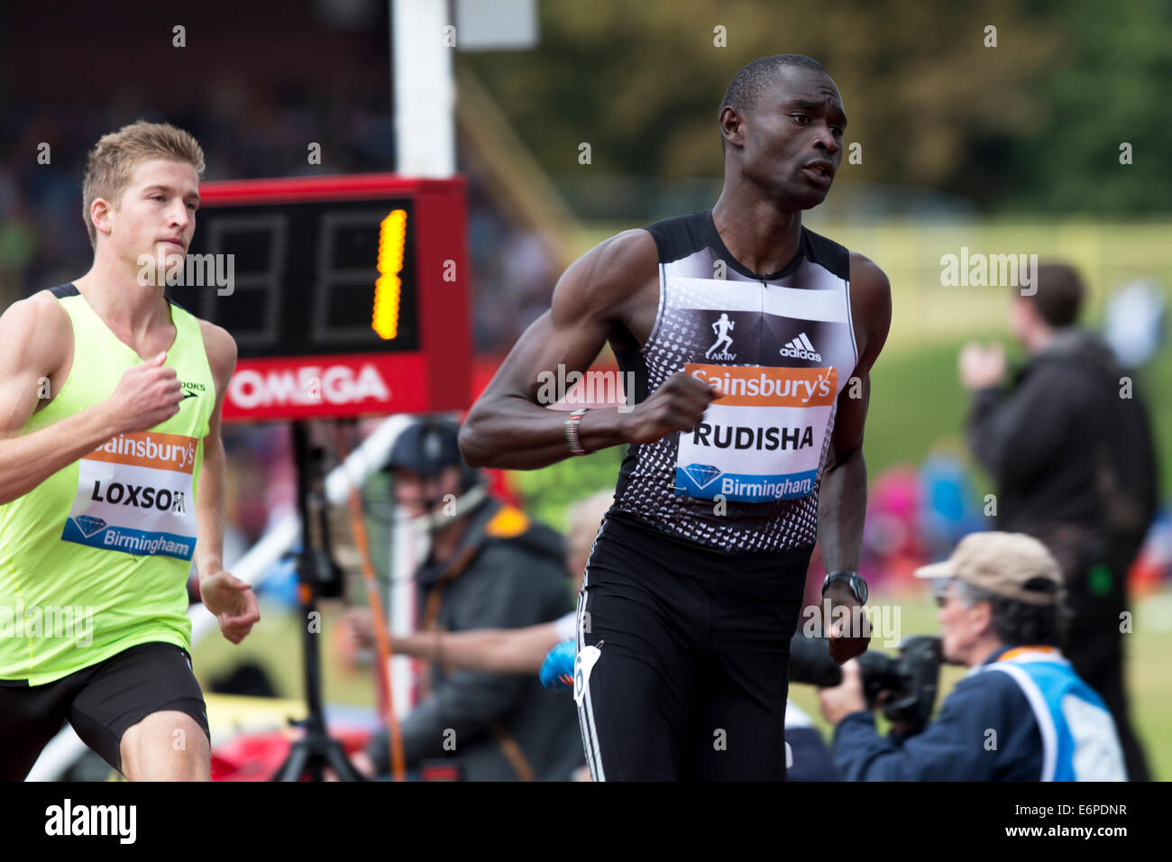David RUDISHA, 600m race Diamond League 2014 Sainsbury's Birmingham ...