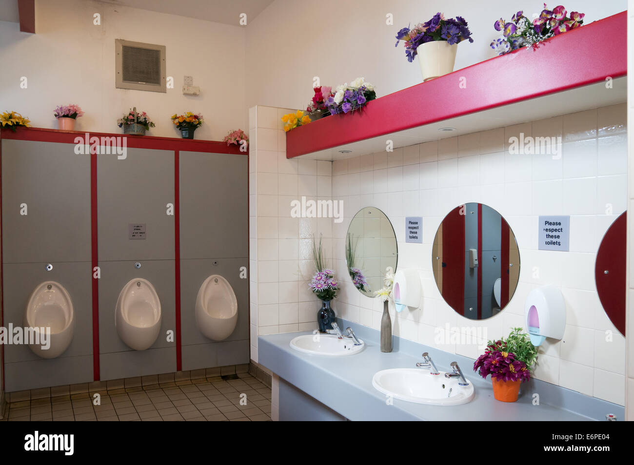 interior of gents public toilet in Dunbar, East Lothian