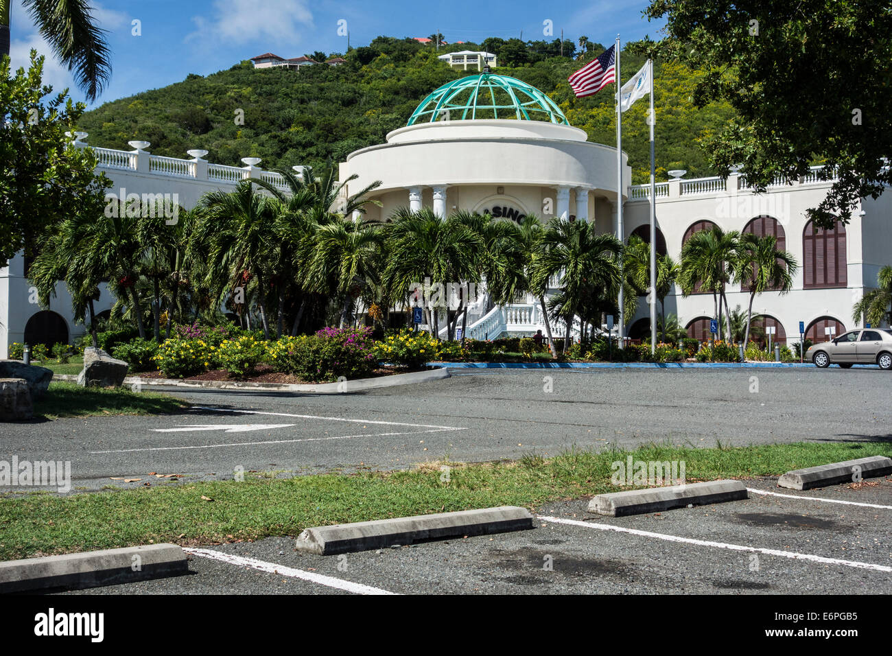Casino at the Divi Carina Bay on the east end of St. Croix, U.S. Virgin Islands Stock Photo