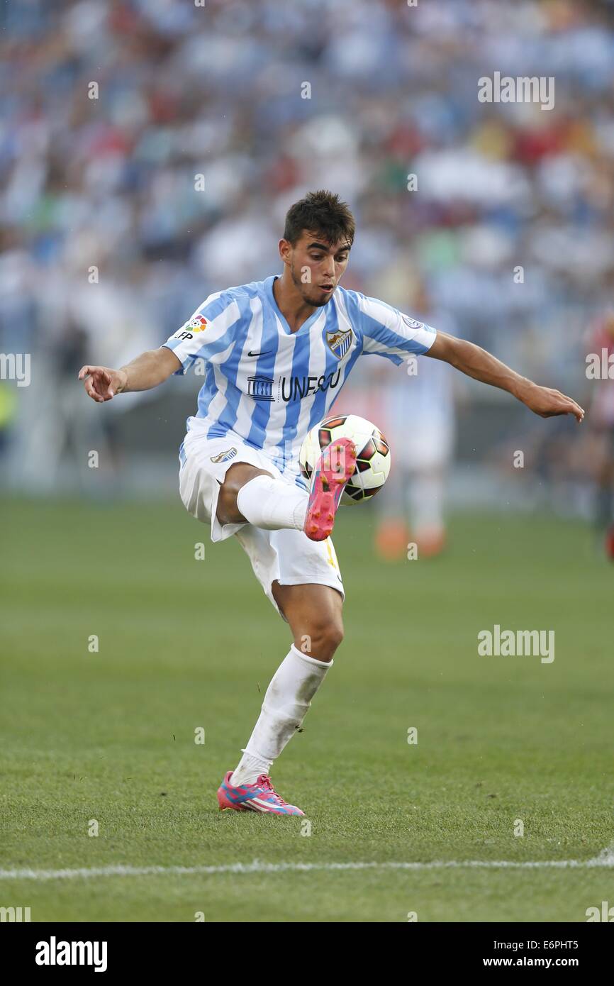 Malaga Spain 23rd Aug 2014 Ricardo Horta Malaga Football Soccer Spanish Liga Espanola Match Between Malaga And Athletic Club Bilbao At The Rosaleda Stadium In Malaga Spain C Mutsu Kawamori Aflo Alamy Live