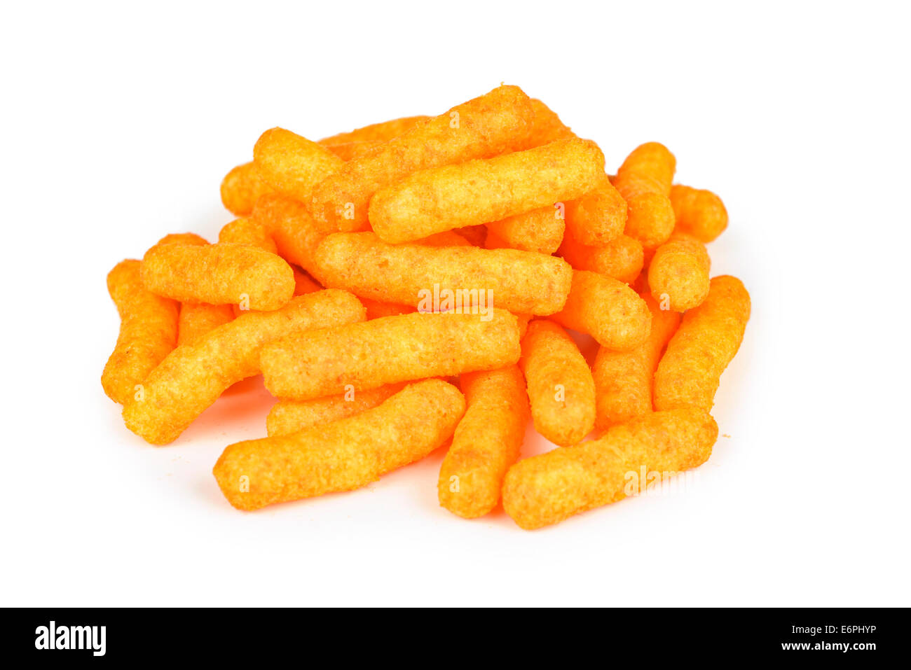 Cheesy puffs sticks Cut Out Stock Images & Pictures - Alamy