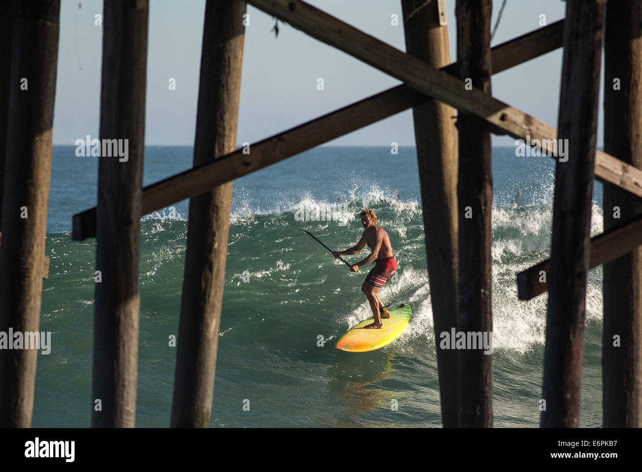 Malibu, California, USA. 27th Aug, 2014. Professional surfer Laird