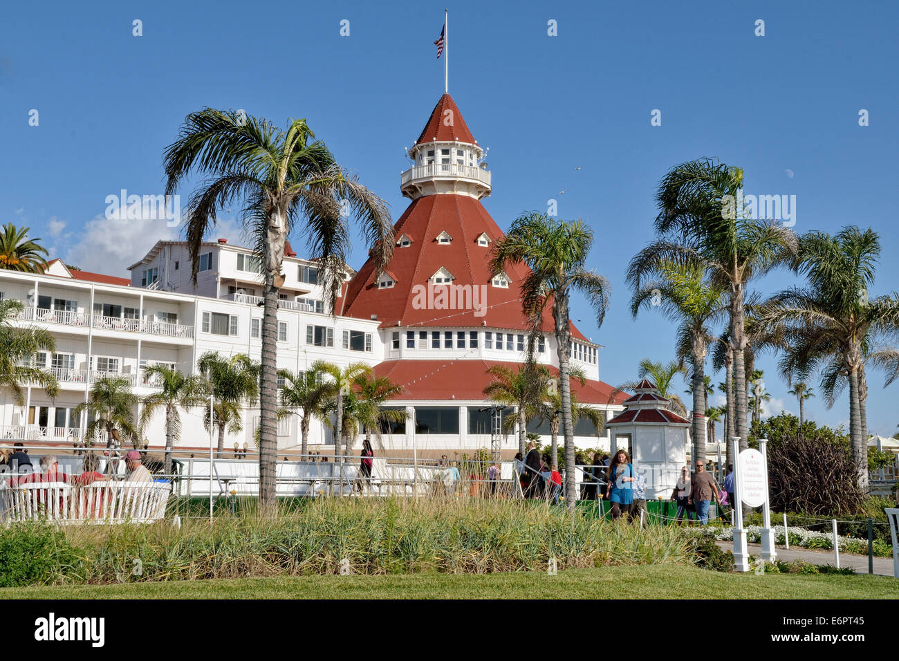 Historic Hotel del Coronado, built in 1888, San Diego, California, USA Stock Photo