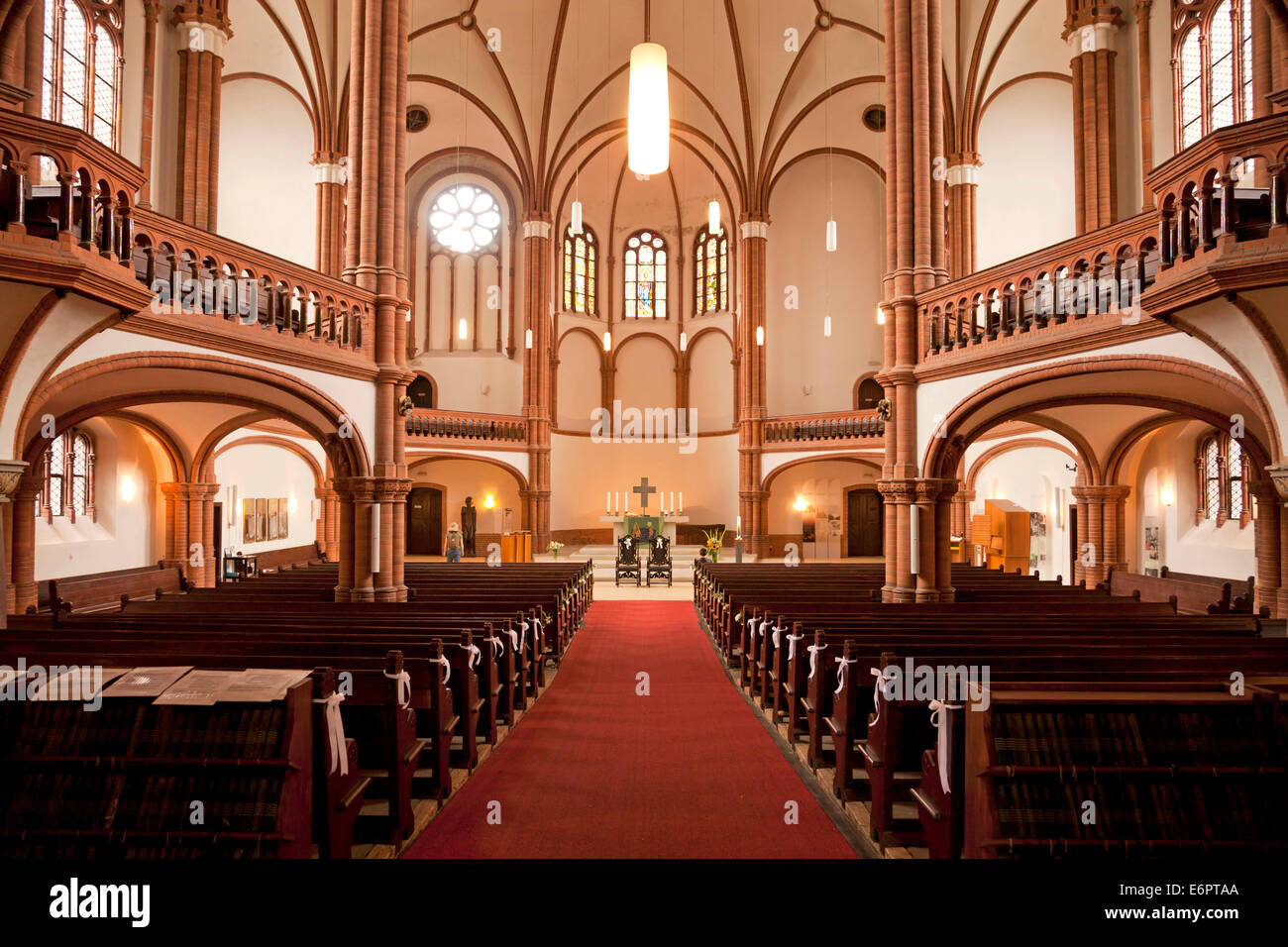 Interior of the Protestant Gethsemane Church, Prenzlauer Berg, Berlin