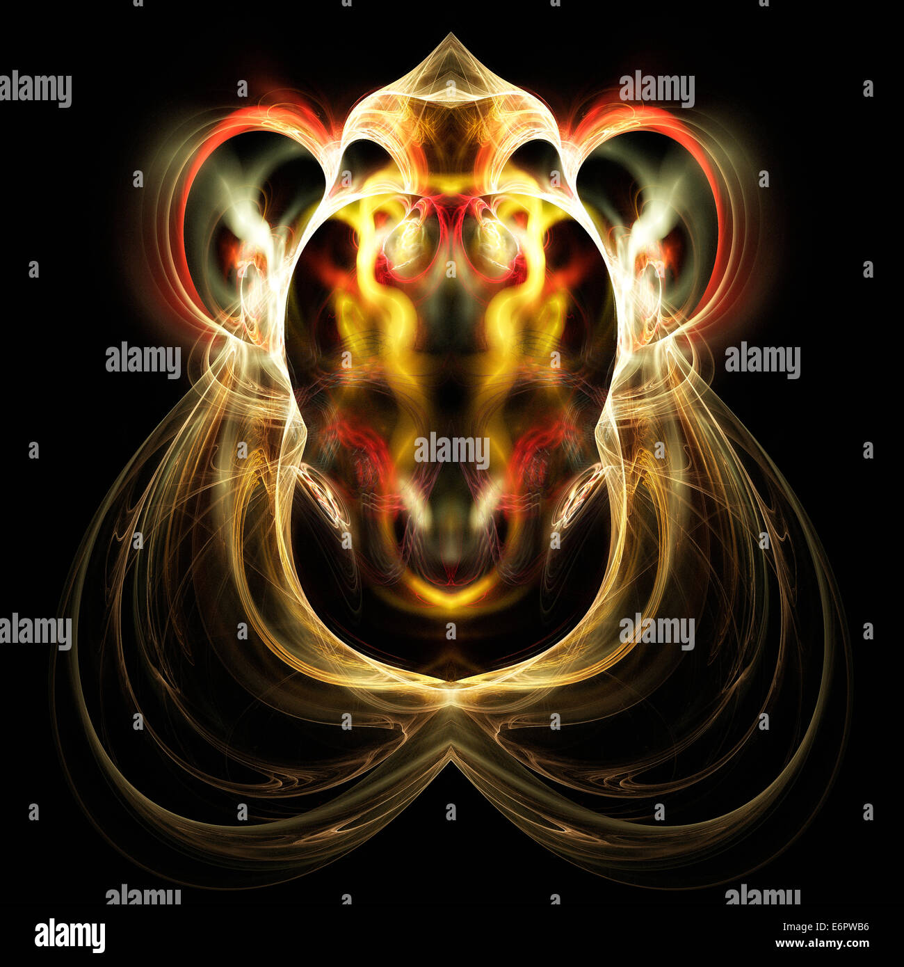 Digital Illustration of a Fractal Stock Photo - Alamy