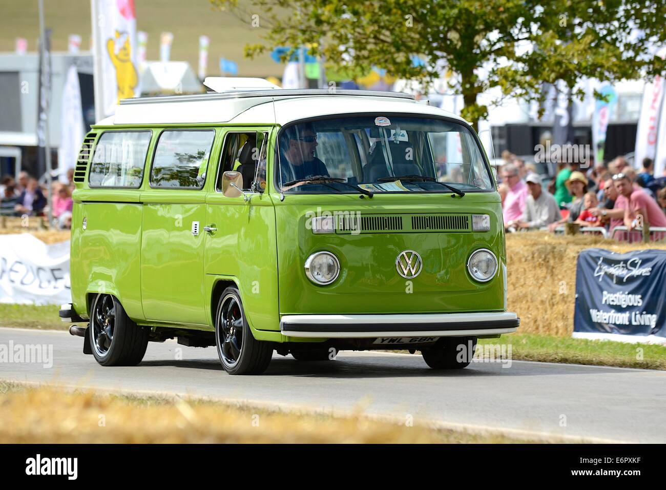 VW Transporter campervan at Chris Evans' CarFest South in aid of Children In Need Stock Photo