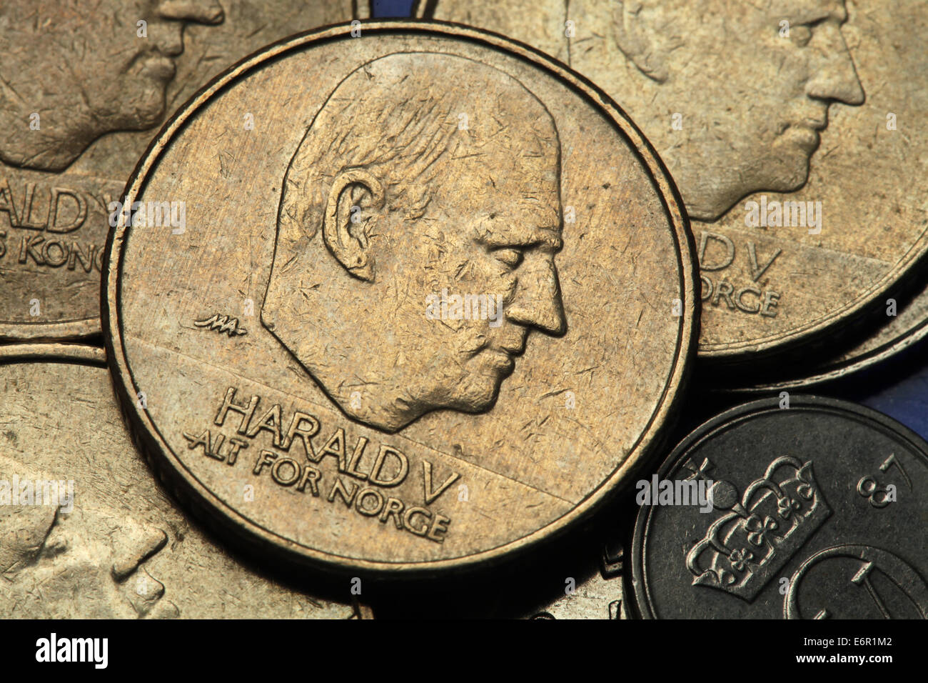 Coins of norway hi-res stock photography and images - Alamy