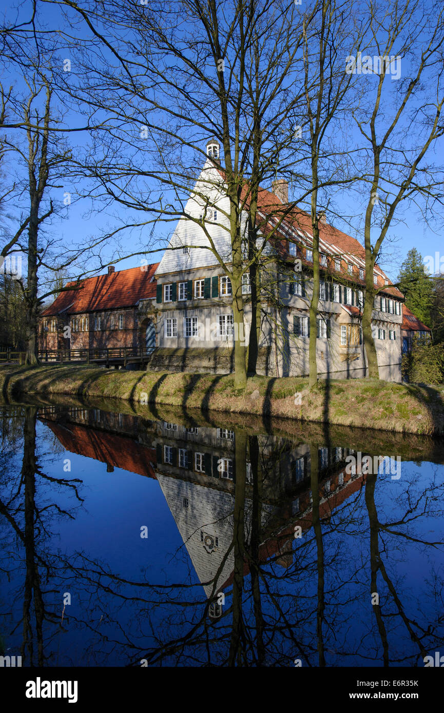 benedictine monastery in dinklage castle, dinklage, vechta district, oldenburger münsterland, lower saxony, germany Stock Photo