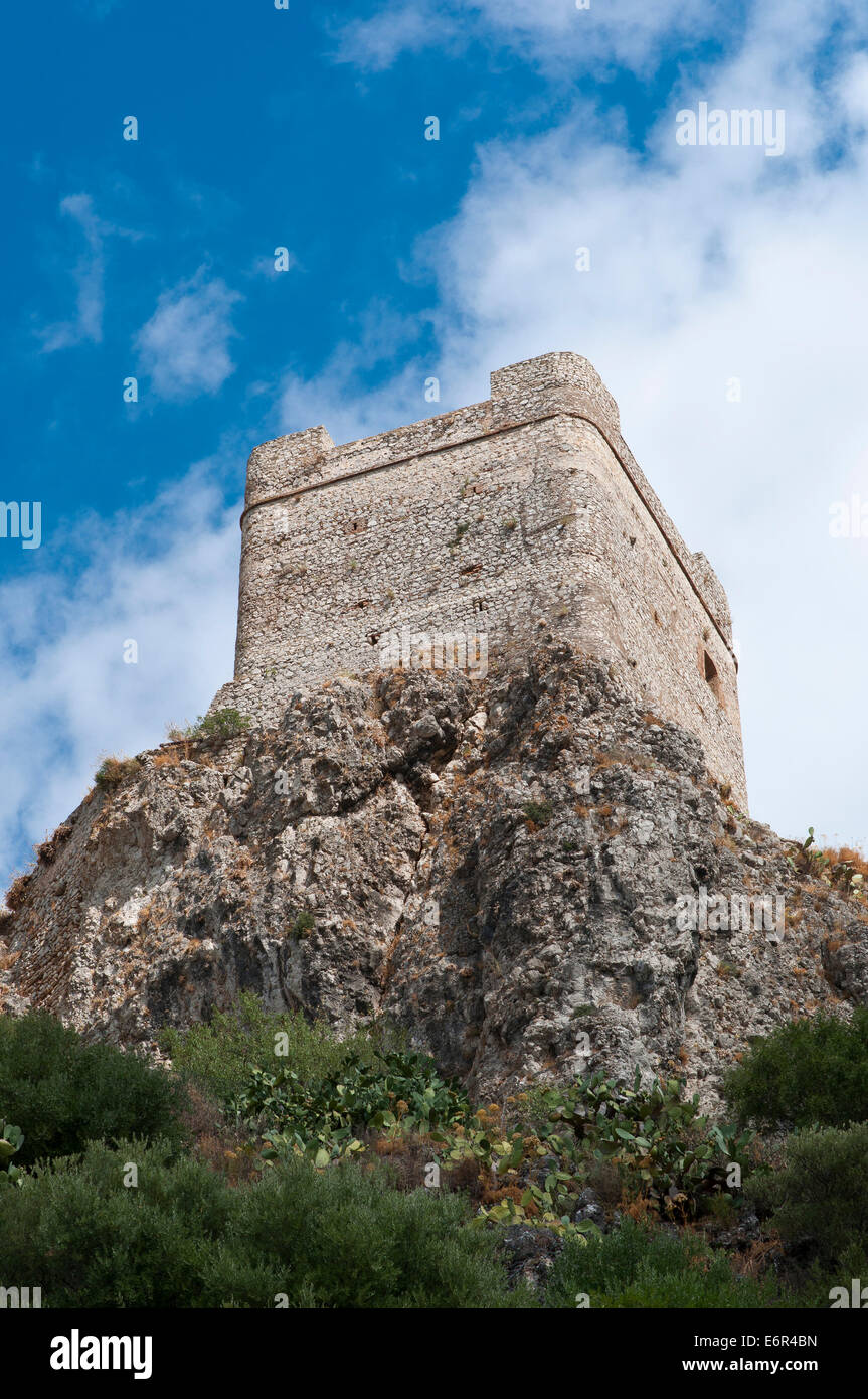 Castle of Zahara de la Sierra, Spain Stock Photo