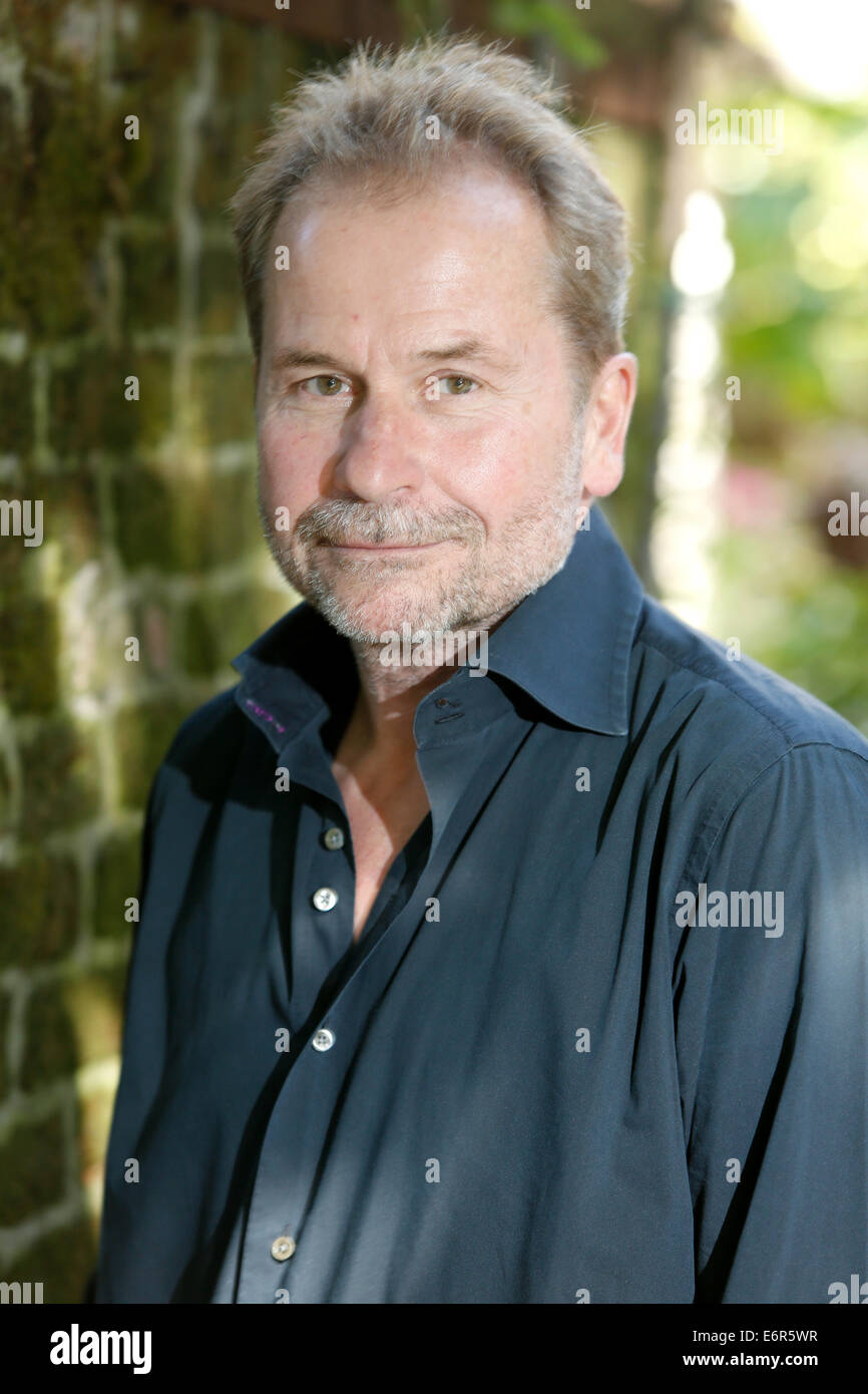 Venice, Italy. 29th Aug, 2014. Austrian director Ulrich Seidl poses during the 71st Venice Film Festival in Venice, Italy, 29 August 2014. Photo: Hubert Boesl NO WIRE SERVICE/dpa/Alamy Live News Stock Photo