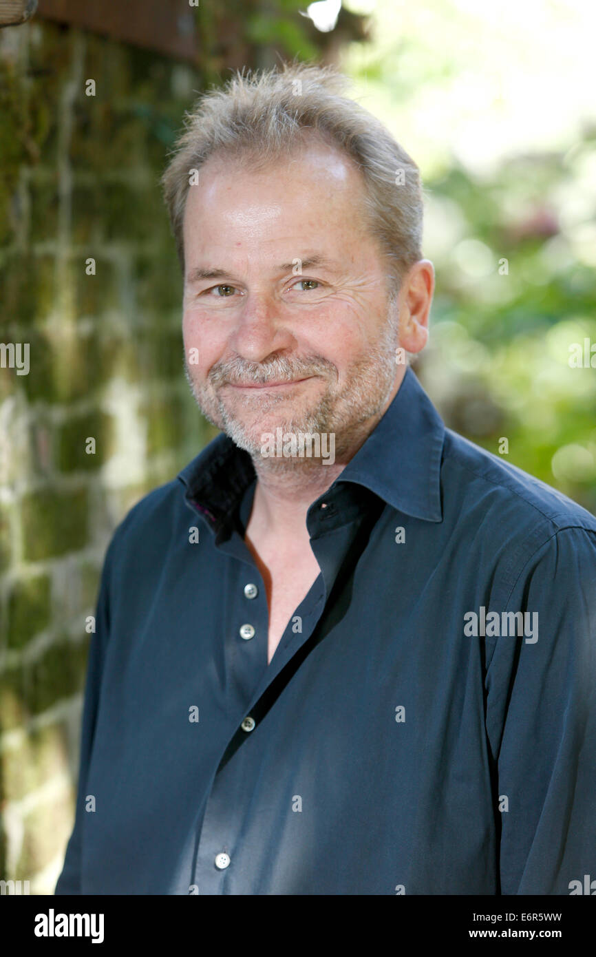 Venice, Italy. 29th Aug, 2014. Austrian director Ulrich Seidl poses during the 71st Venice Film Festival in Venice, Italy, 29 August 2014. Photo: Hubert Boesl NO WIRE SERVICE/dpa/Alamy Live News Stock Photo