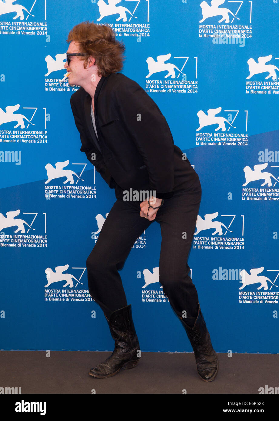 CALEB LANDRY JONES HEAVEN KNOWS WHAT. PHOTOCALL. 71ST VENICE FILM