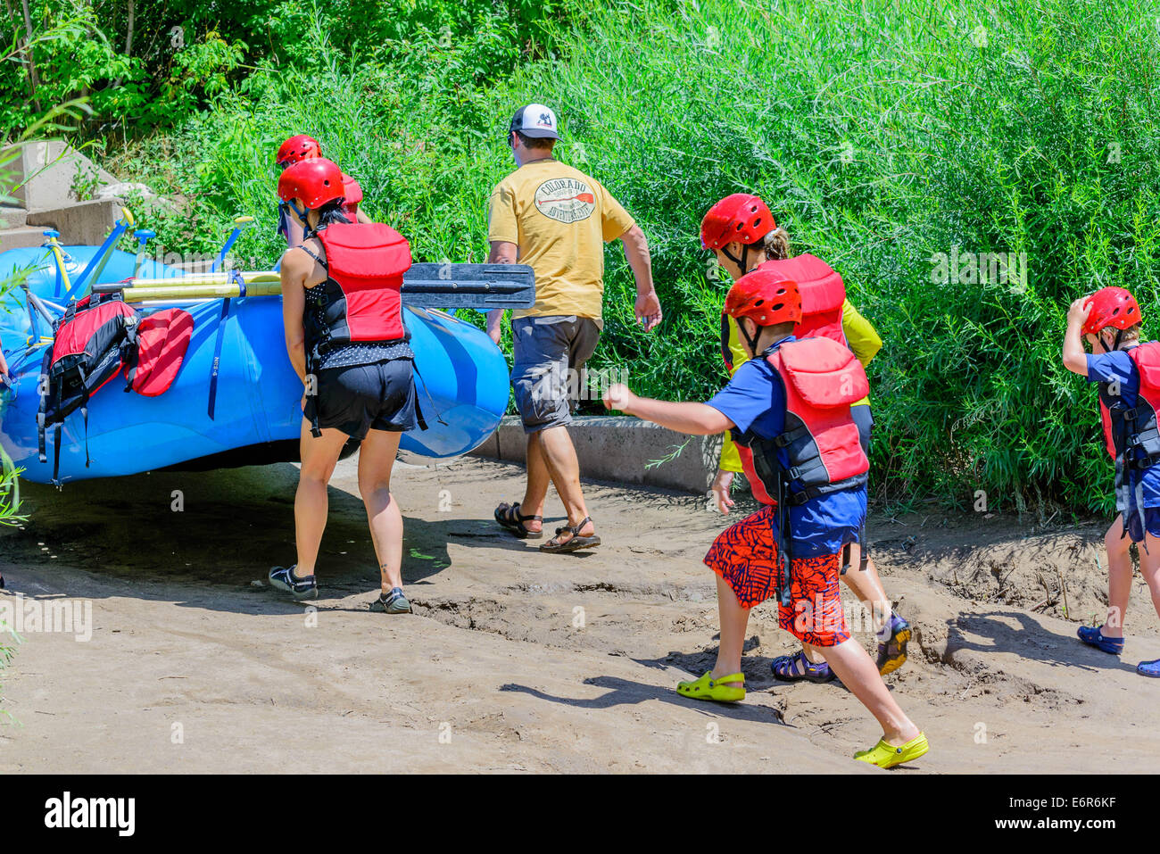 Inflatable raft hi-res stock photography and images - Alamy
