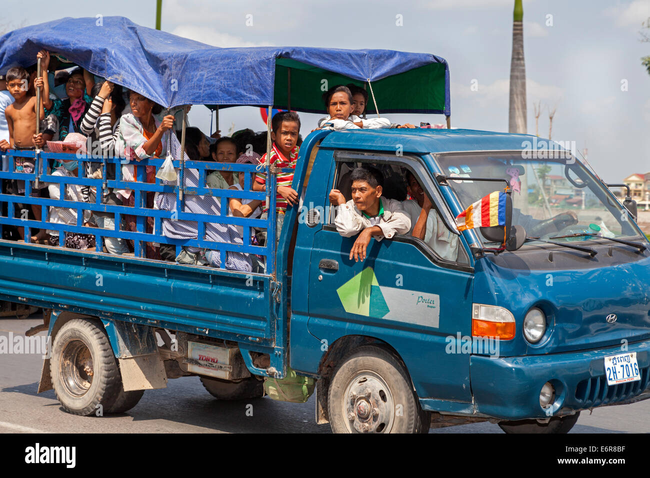 Transport in Phnom Penh, Cambodia Stock Photo
