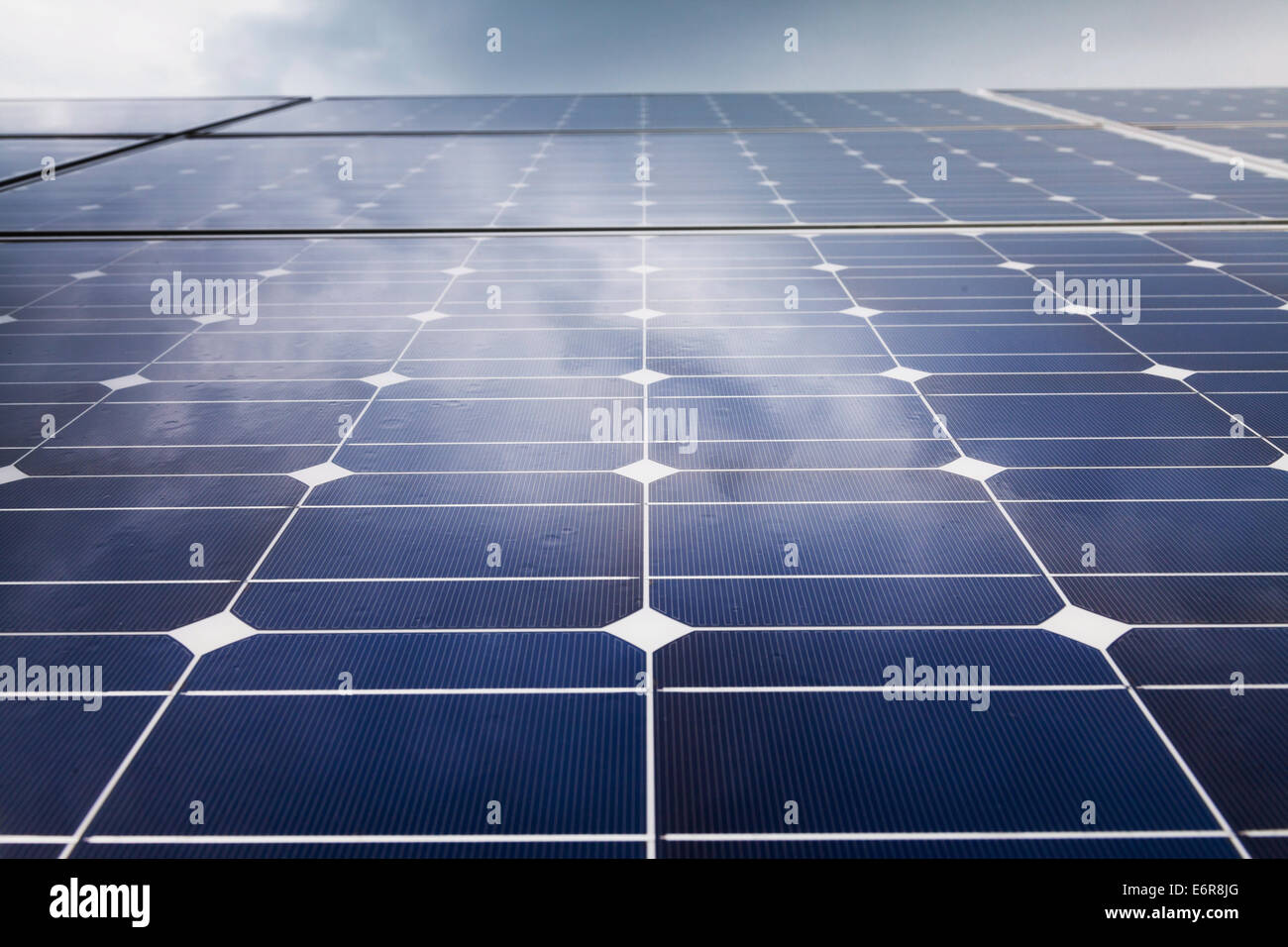 Power plant using renewable solar energy Stock Photo - Alamy