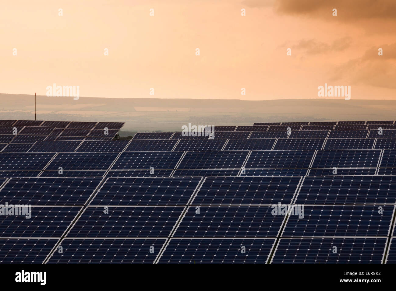 Power plant using renewable solar energy Stock Photo - Alamy