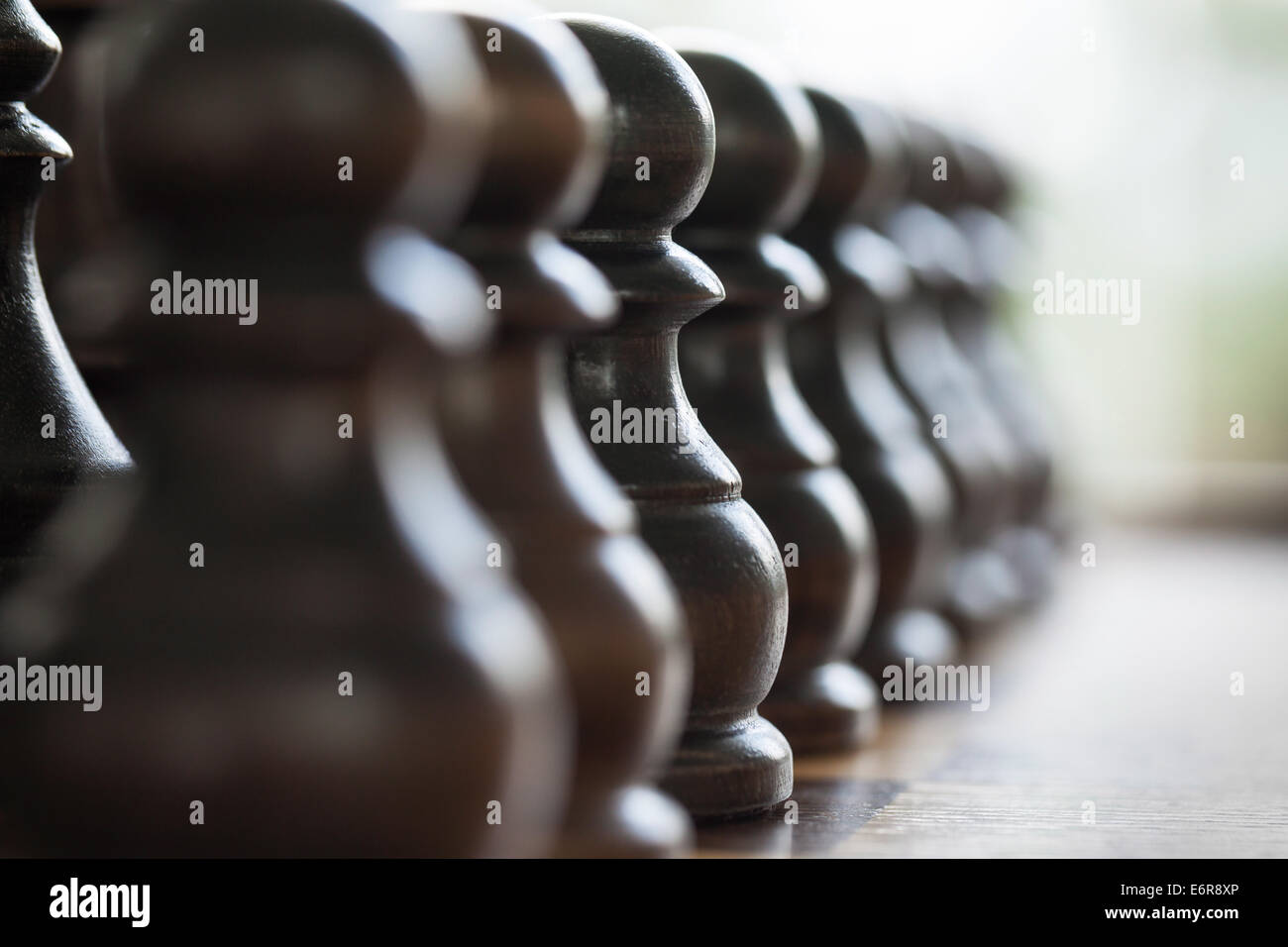 Close up Shot Of Chess Board And Figures Stock Photo - Alamy