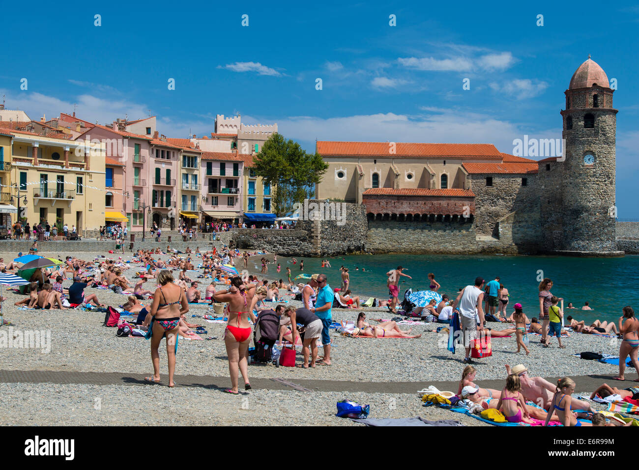 Collioure, Languedoc-Roussillon, France Stock Photo