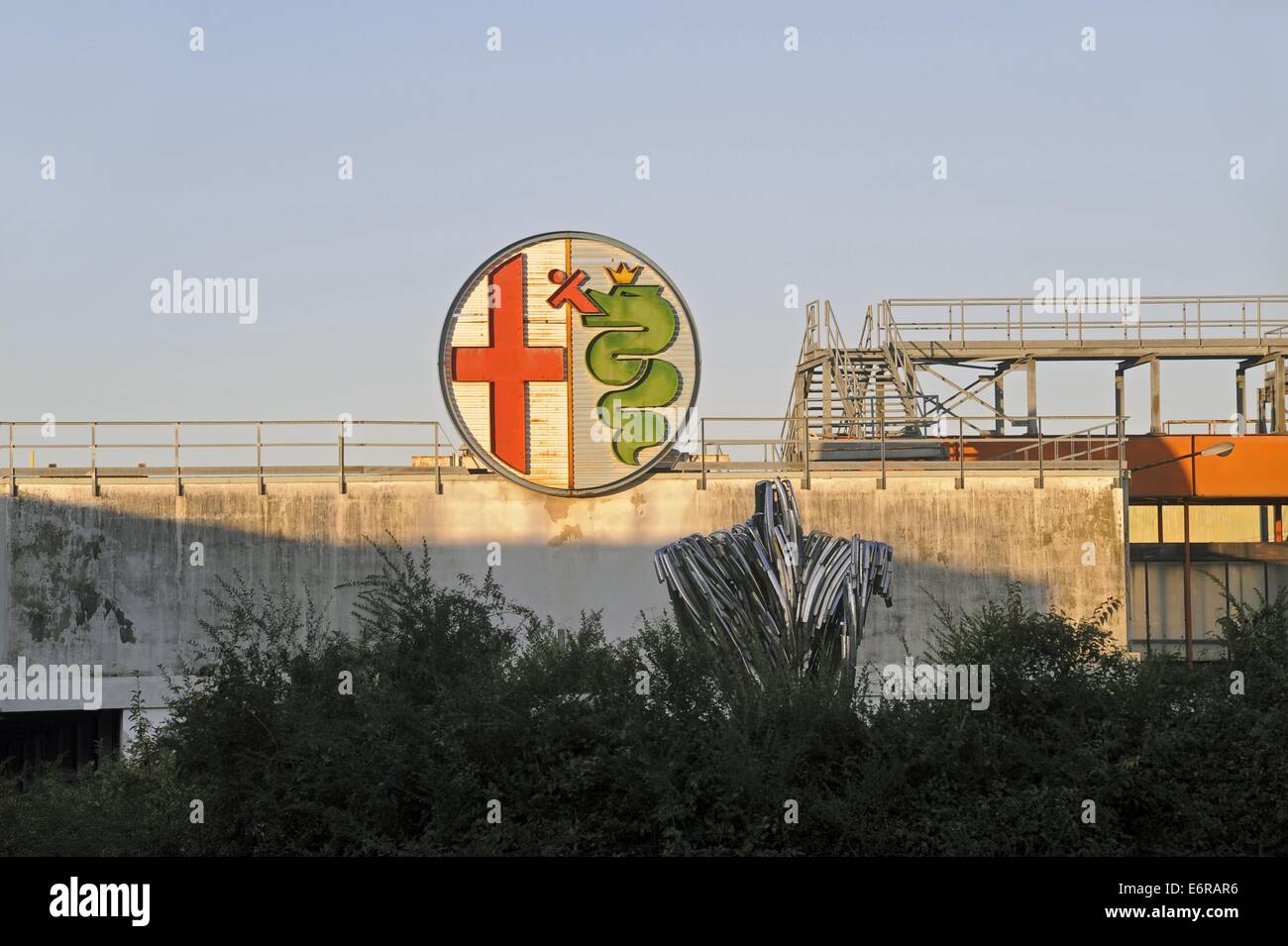 The Historic Alfa Romeo Plant In Arese Milan Italy Abandoned After Stock Photo Alamy