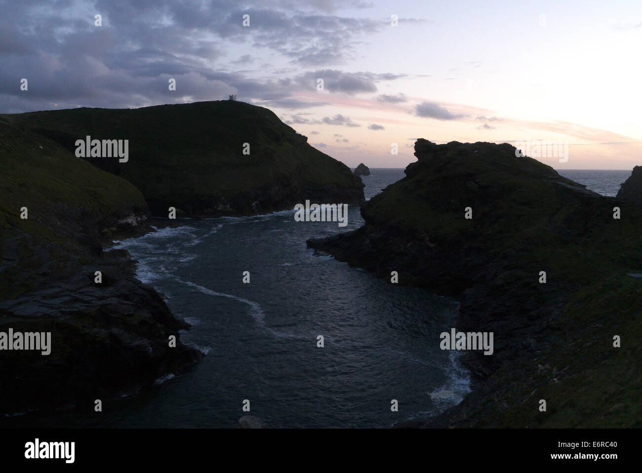 Boscastle Harbour, Cornwall, England Stock Photo