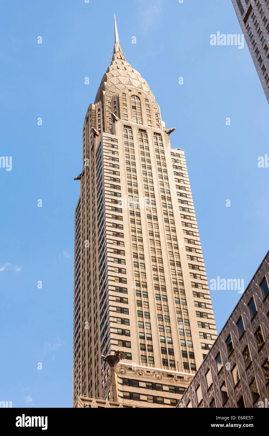 Chrysler Building, Lexington Avenue, Manhattan, New York City, New York, USA Stock Photo