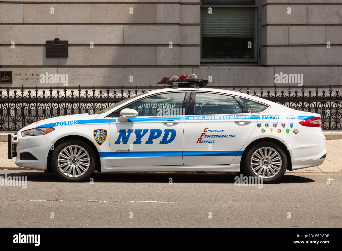 New York Police Department car, NYPD, Manhattan, New York City, New York, USA Stock Photo