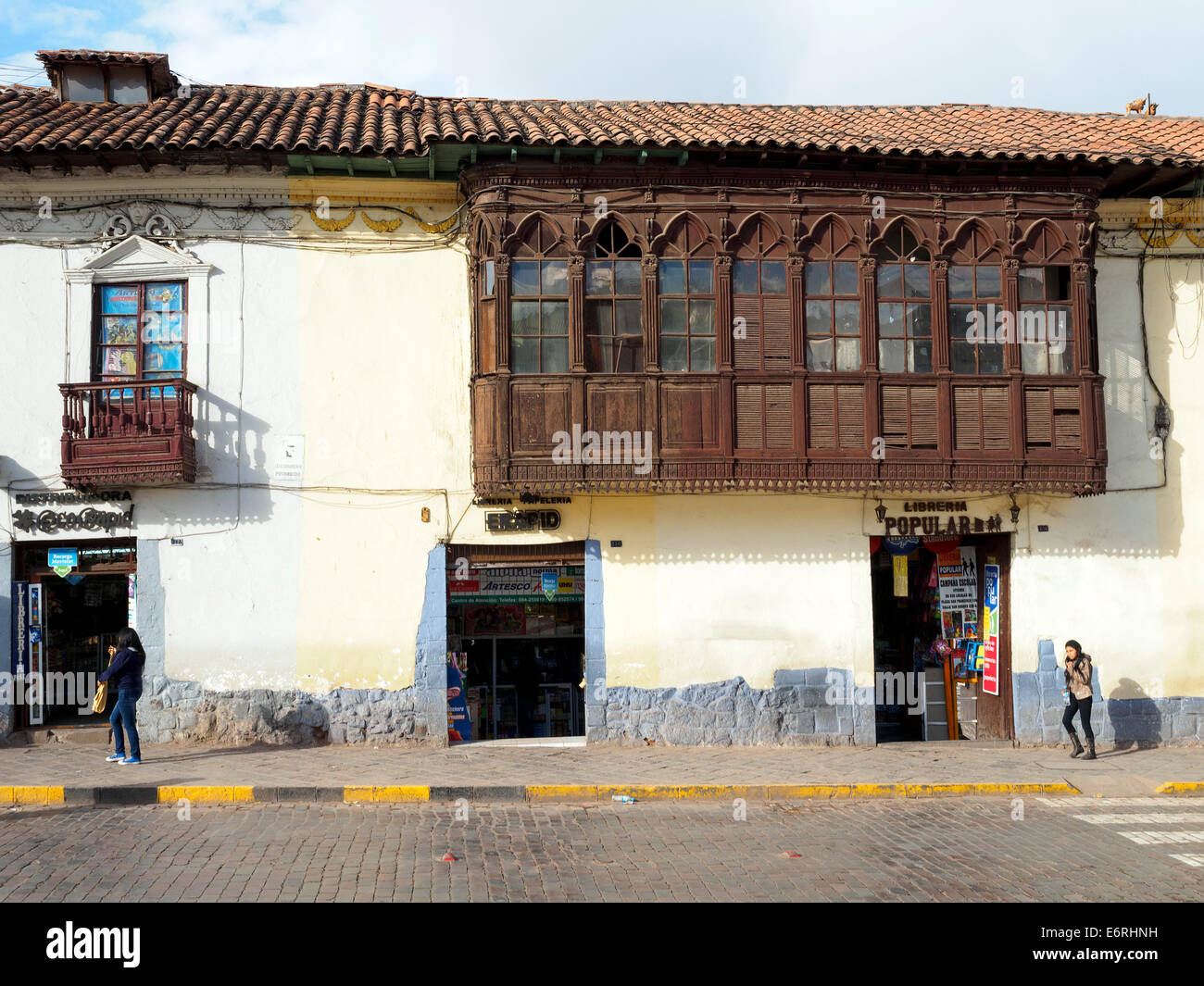 Street scene - Cusco, Peru Stock Photo - Alamy