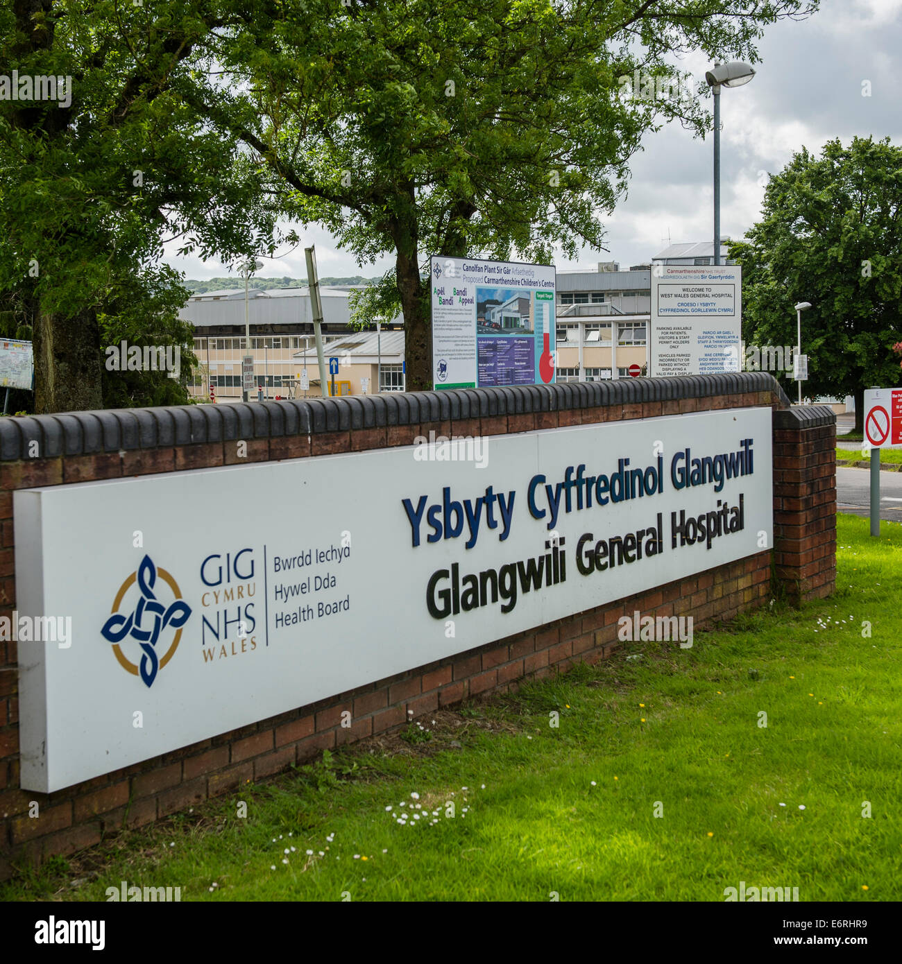 Glangwili General Hospital, Carmarthen Wales UK Stock Photo Alamy