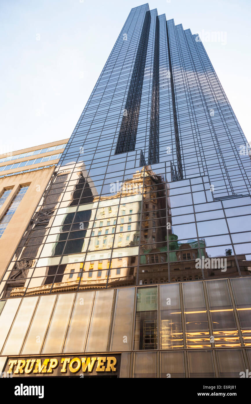 Trump Tower, 725 Fifth Avenue, Manhattan, New York City, New York, USA Stock Photo