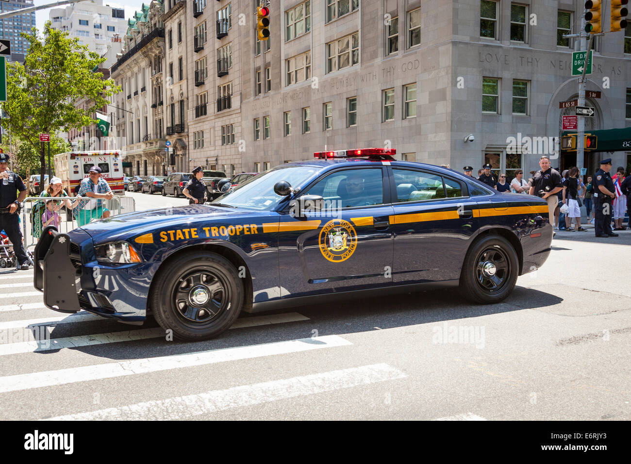 New York State Police State Trooper car, Manhattan, New York City, New  York, USA Stock Photo - Alamy