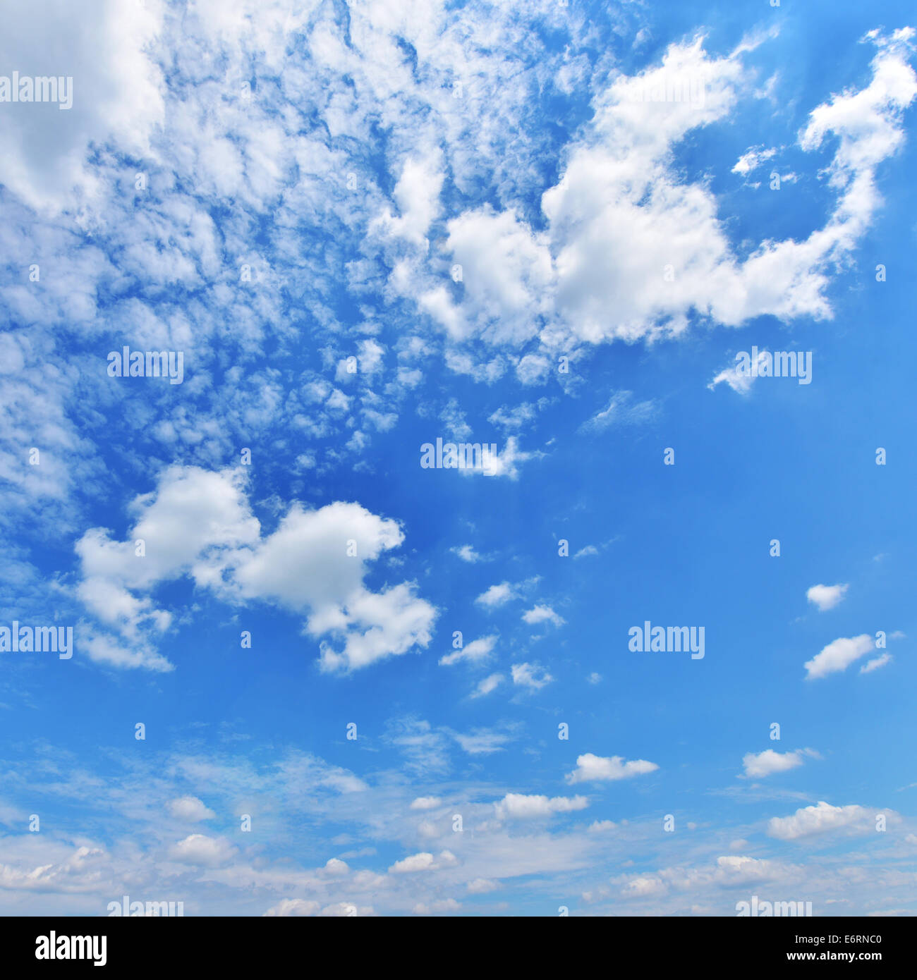 Summer blue sky background with white clouds Stock Photo - Alamy