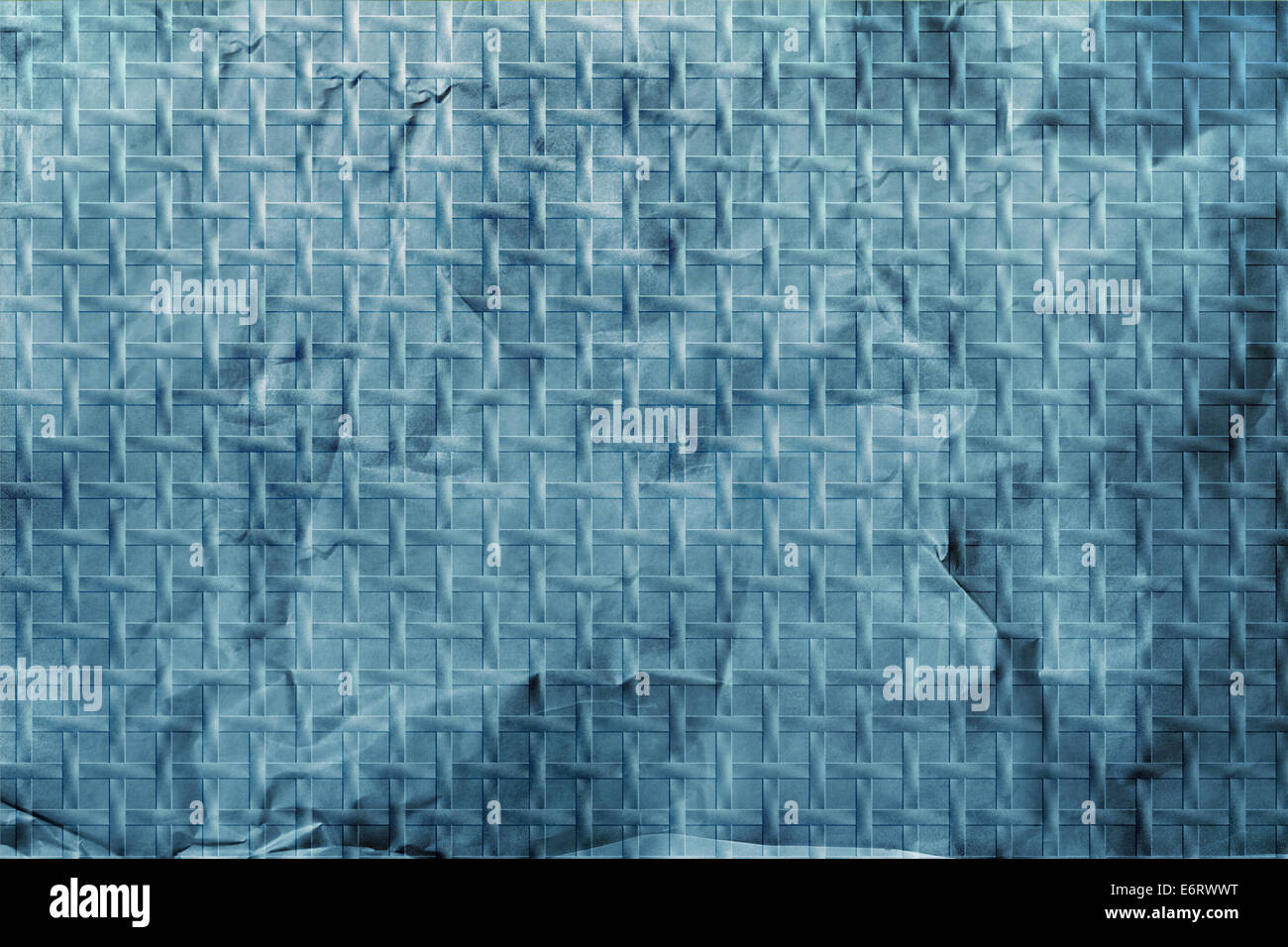 Blue with fine metal pattern as a background or texture Stock Photo