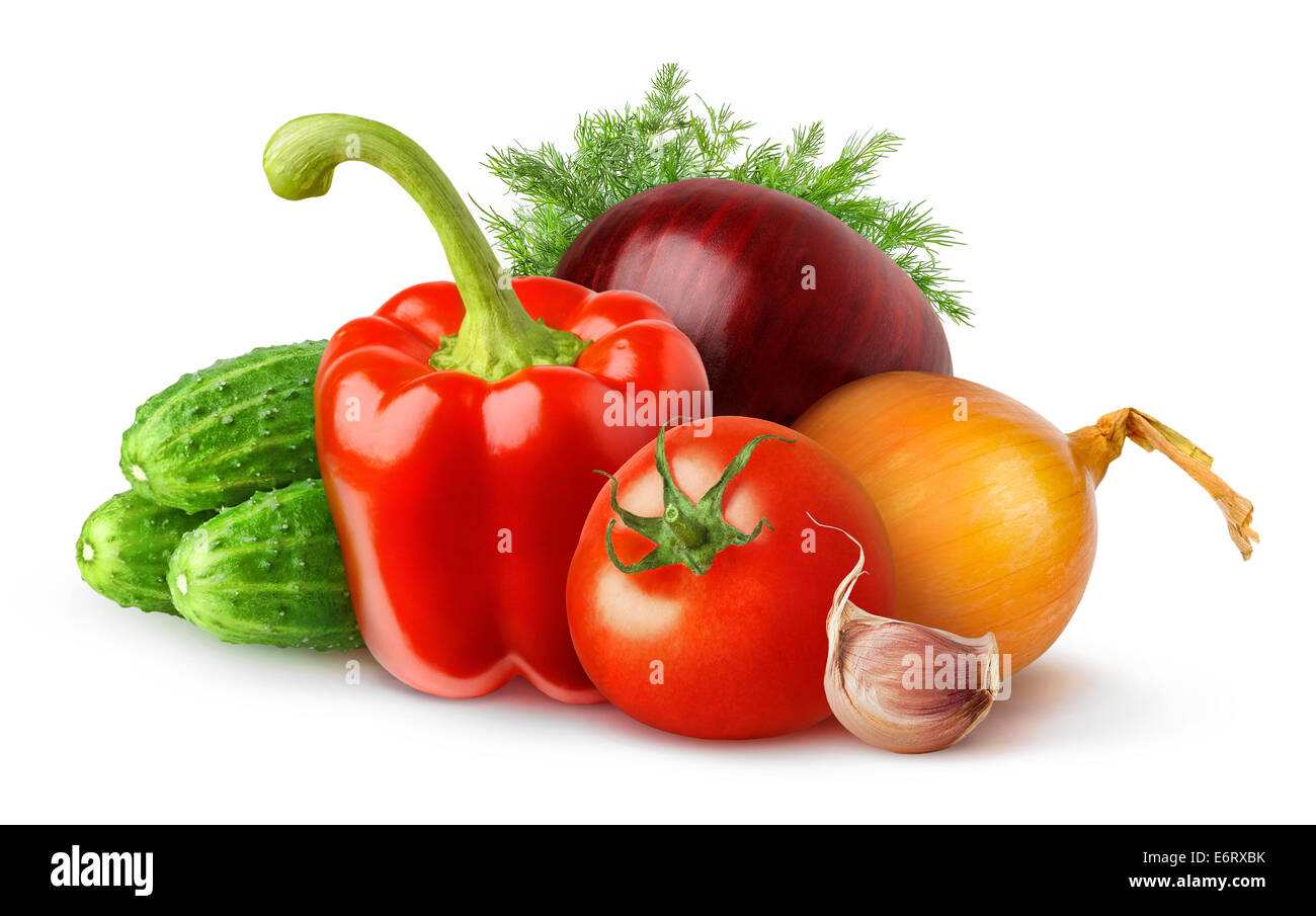 Pile of vegetables Cut Out Stock Images & Pictures - Alamy