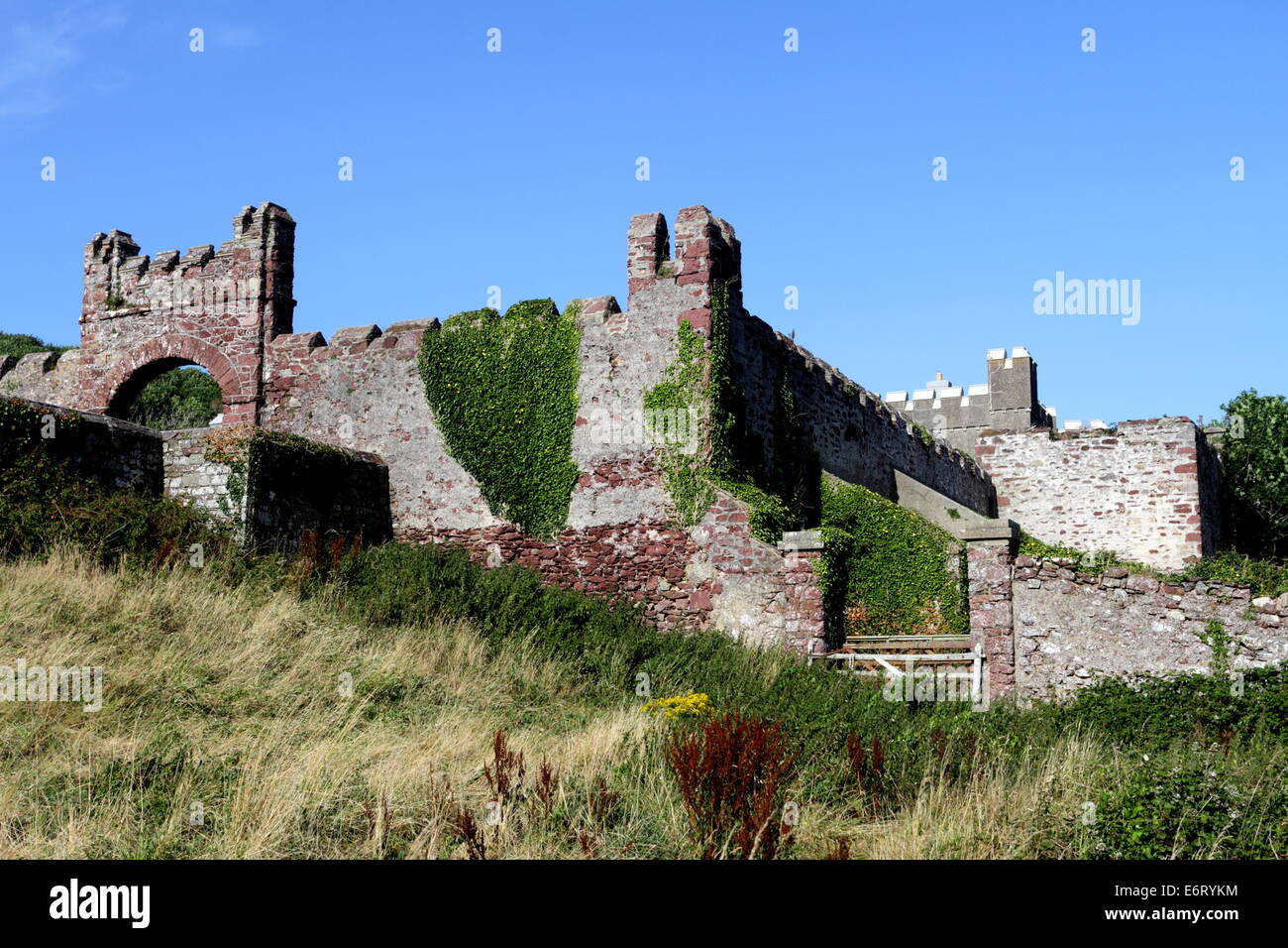 Dale Castle, Dale, Pembrokeshire, West Wales Stock Photo Alamy