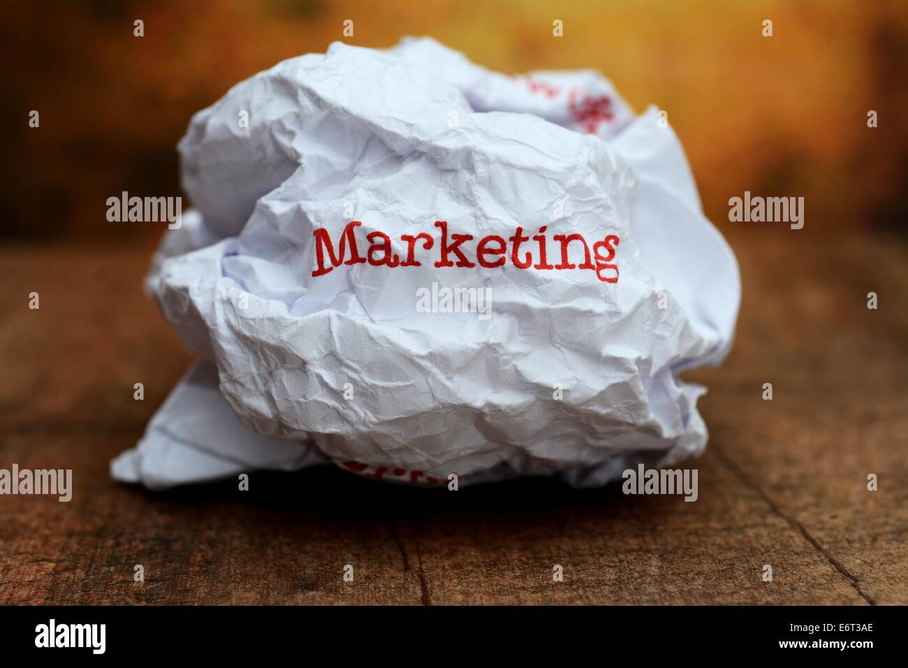 Abandon marketing Stock Photo