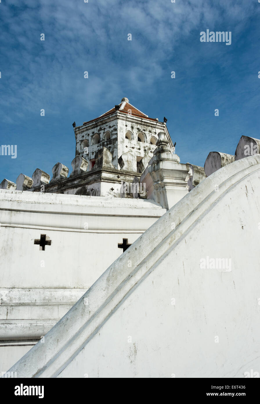 Phra Sumen Fort in Bangkok, Thailand. Stock Photo