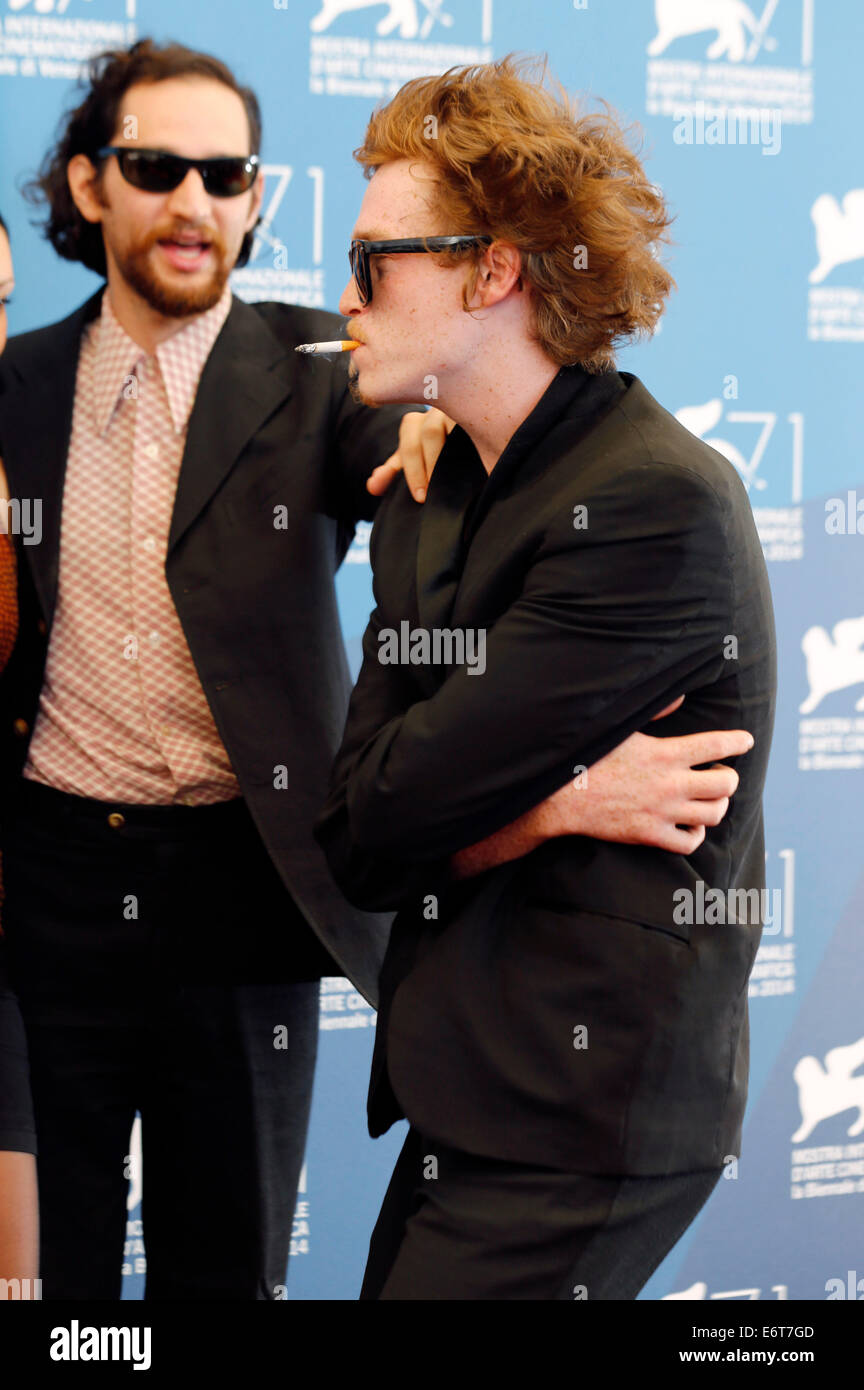 Caleb Landry Jones and Joshua Safdie during the 'Heaven Knows What