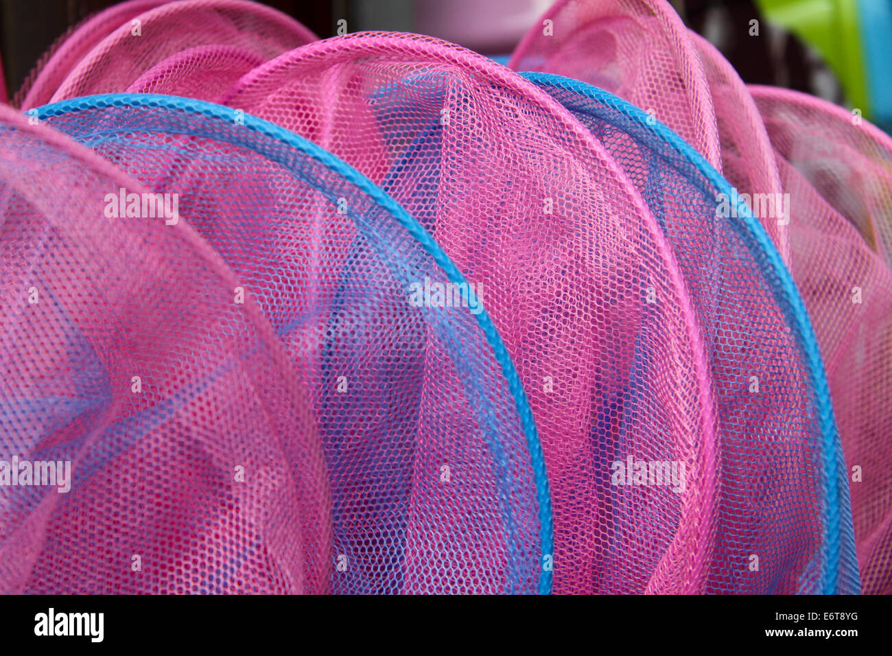 Children's fishing nets Stock Photo Alamy