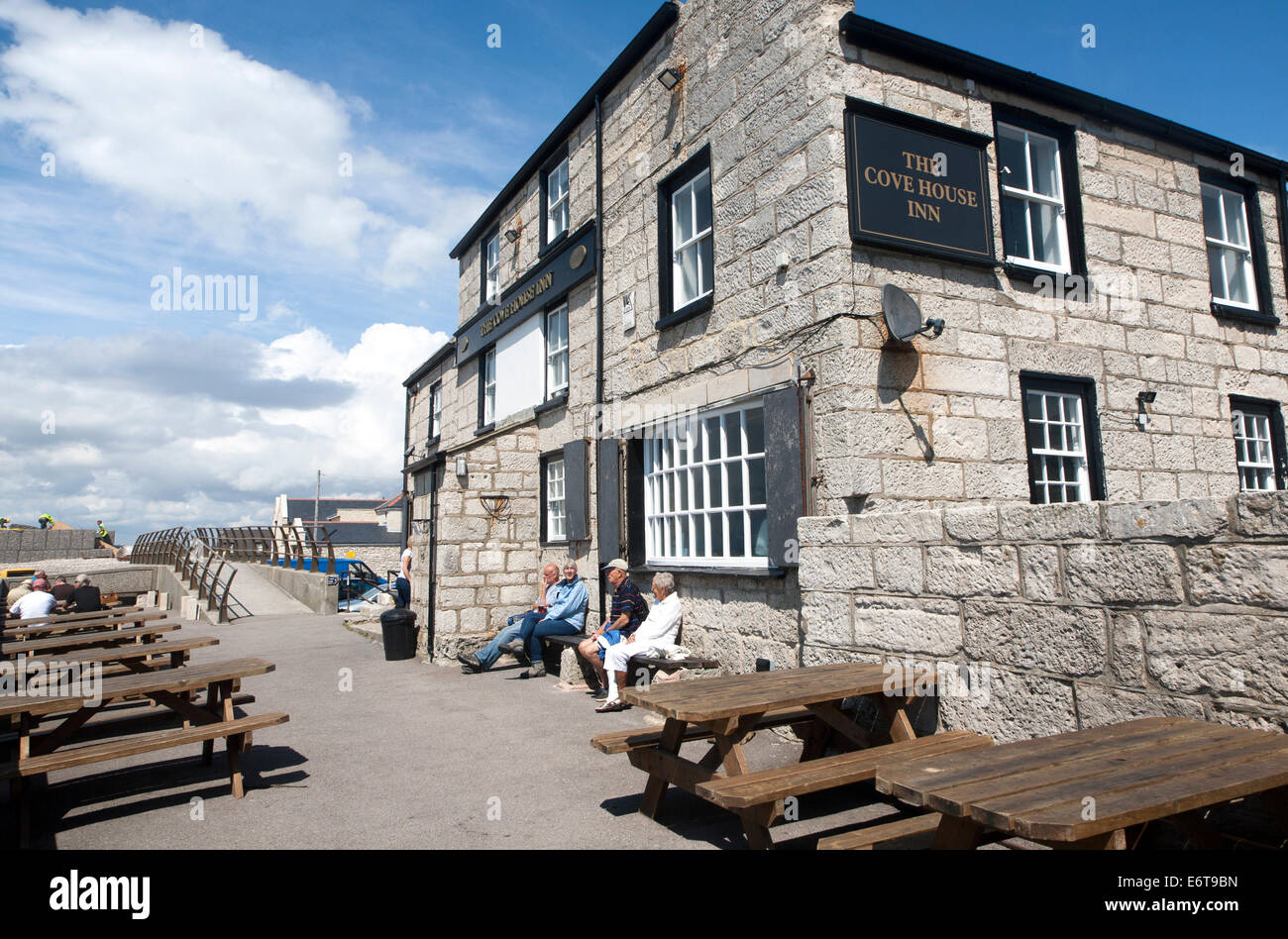 The Cove House Inn historic building at Chiswell, Isle of Portland