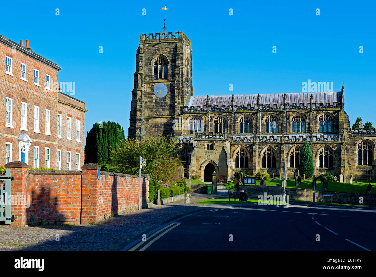 St Mary's Church, Thirsk, North Yorkshire, England UK Stock Photo
