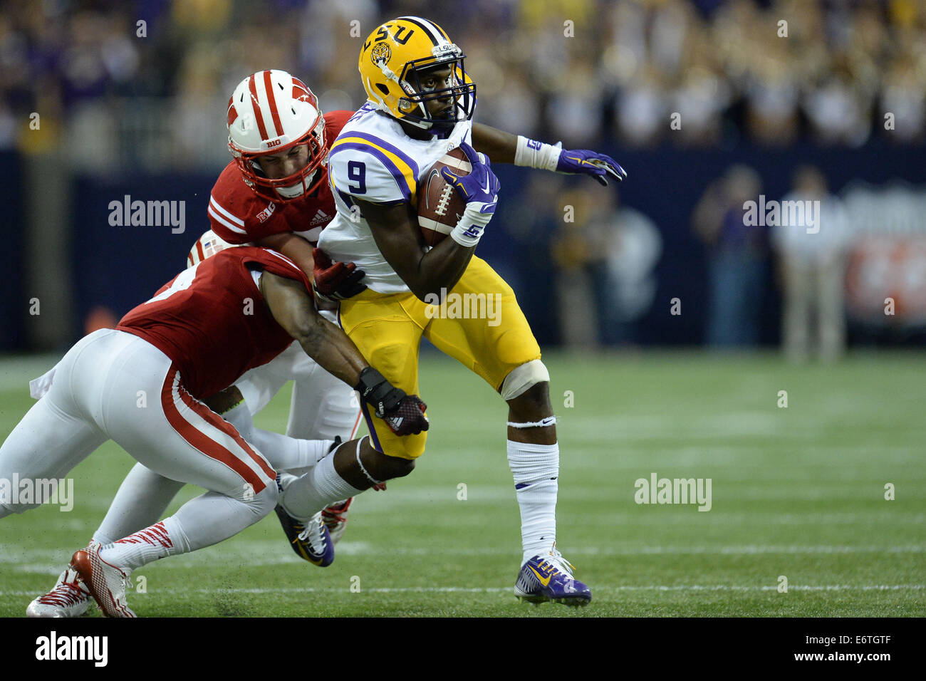 Houston, Texas, USA. 30th Aug, 2014. LSU Tigers wide receiver John