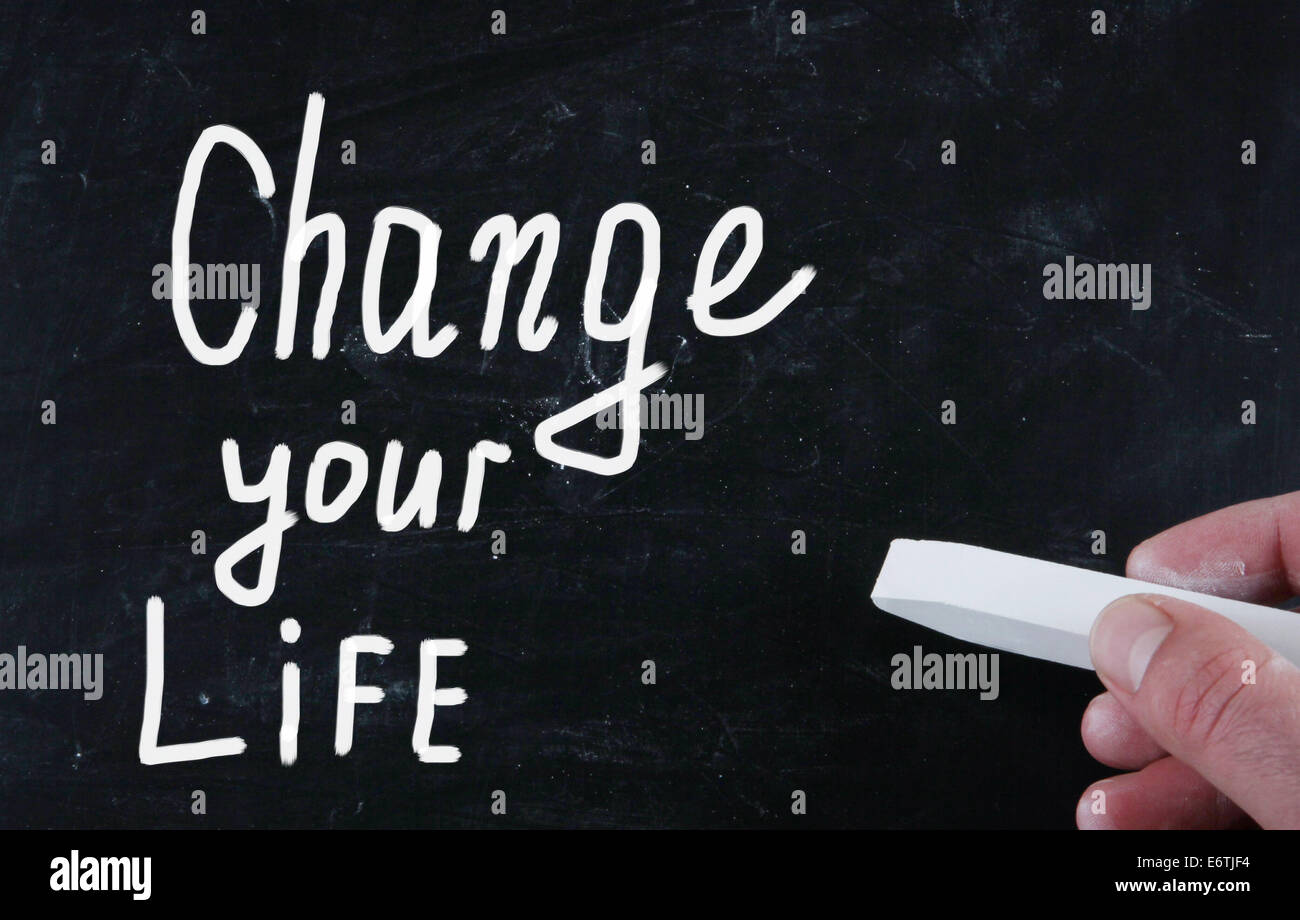 change your life Stock Photo - Alamy