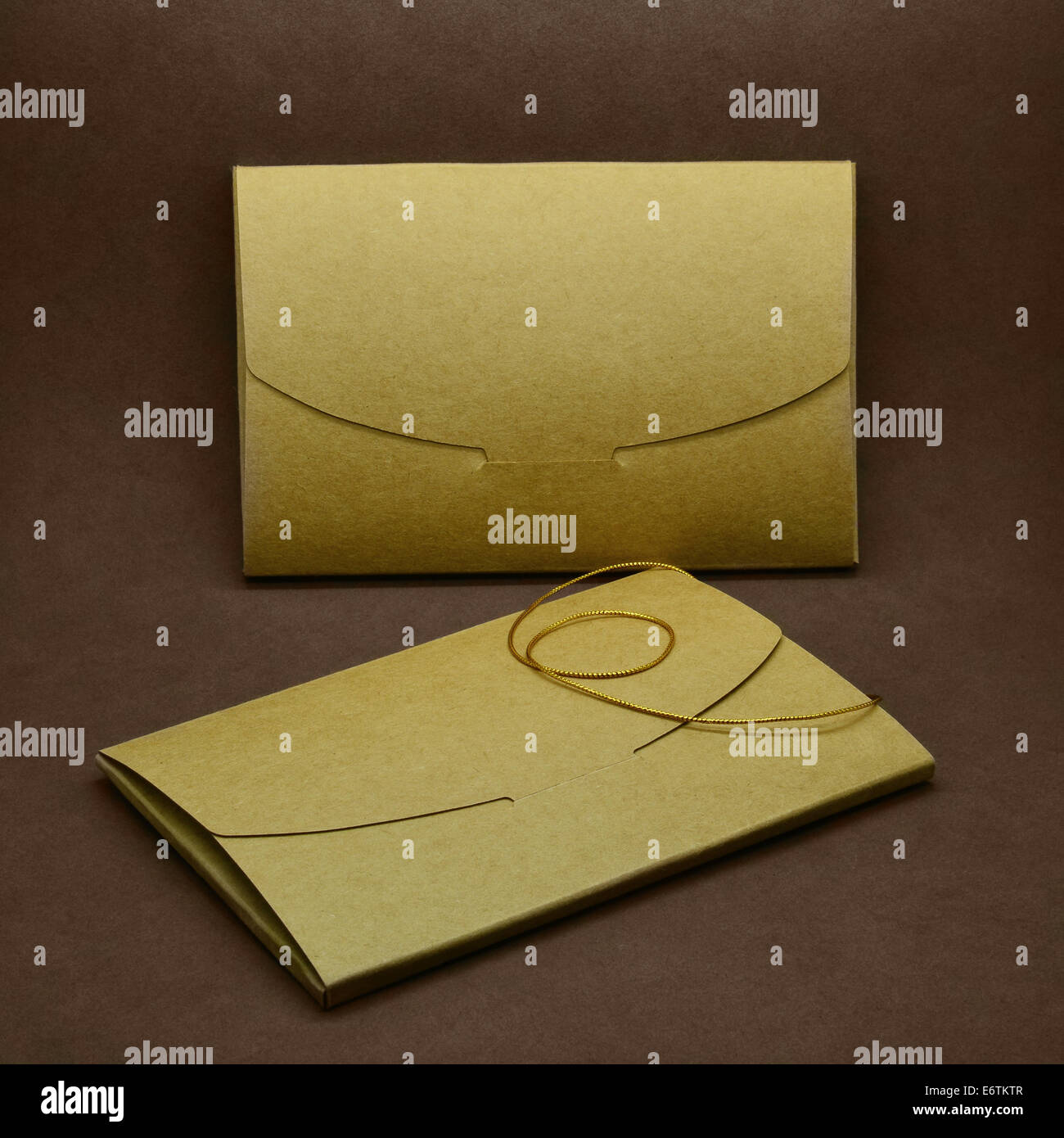 Cardboard envelopes for packaging letters, photographs and postcards Stock Photo Alamy