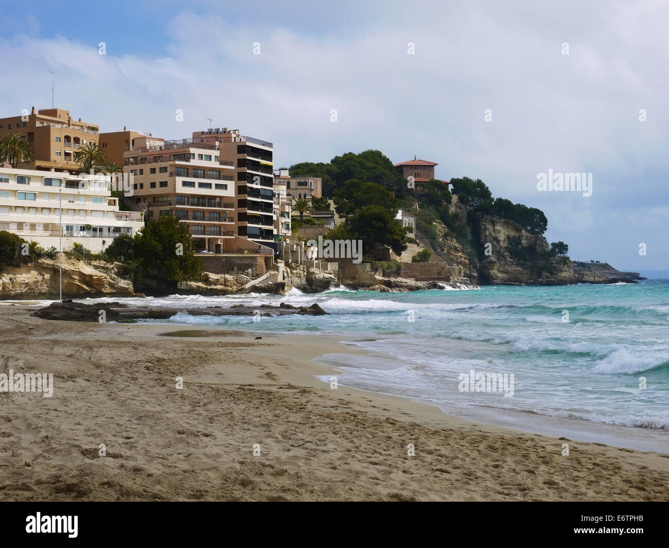 Beach bay azure , Cala Gat, Majorca island, Spain Stock Photo - Alamy