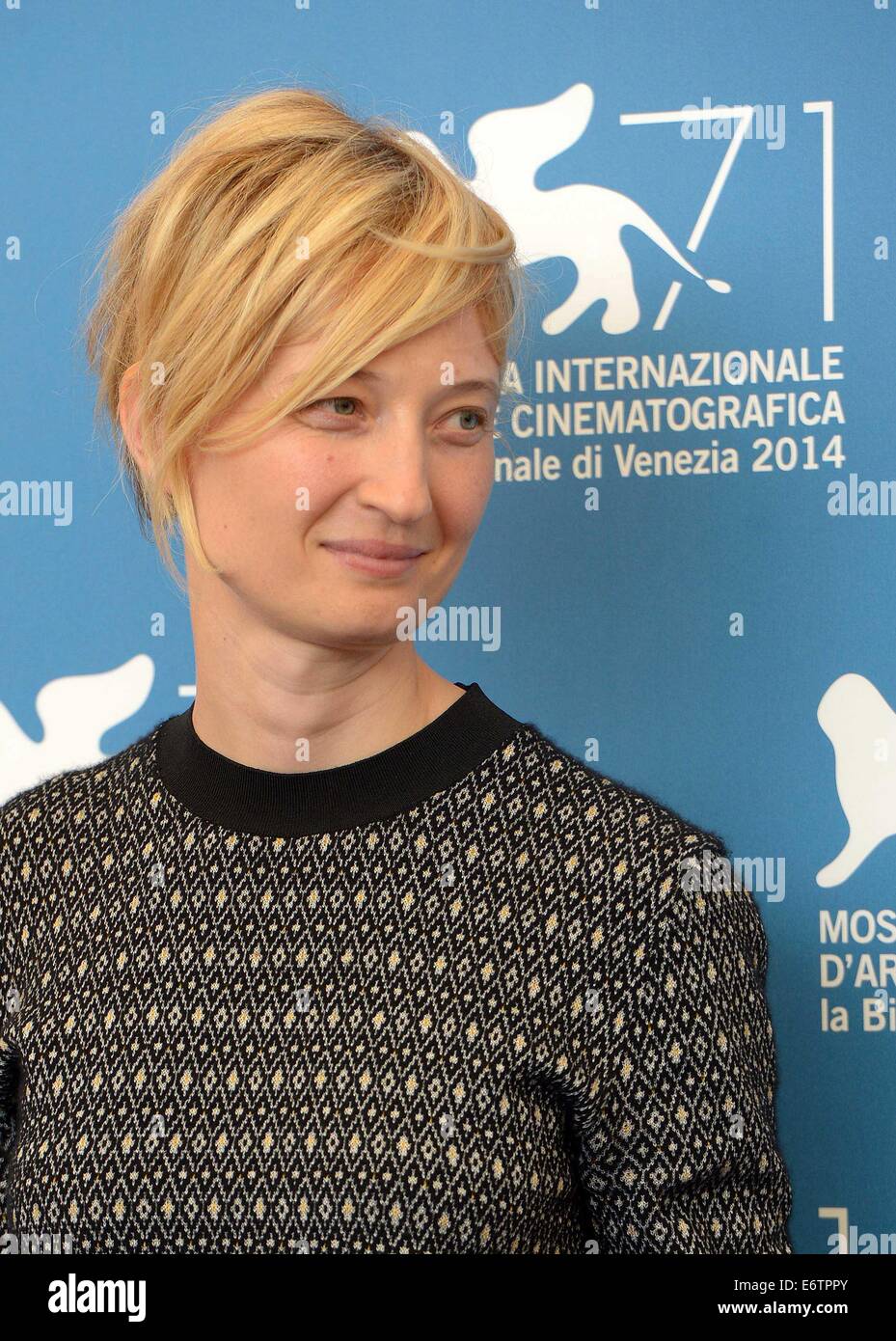 Venice, Lido of Venice. 31st Aug, 2014. Actress Alba Rohrwacher poses ...