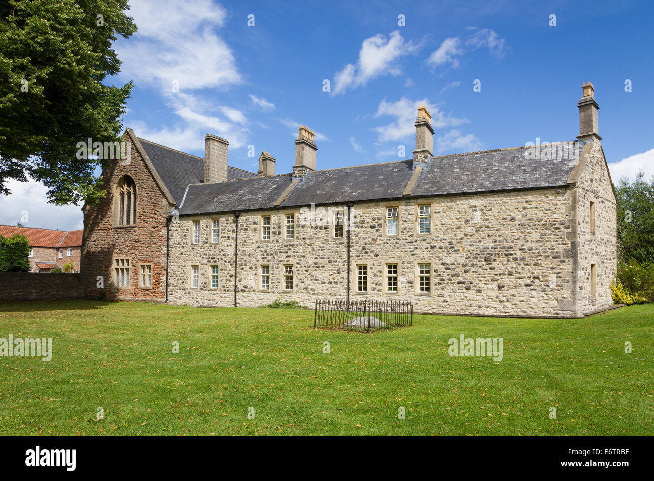 Willes Almshouses in Wells, Somerset. Stock Photo