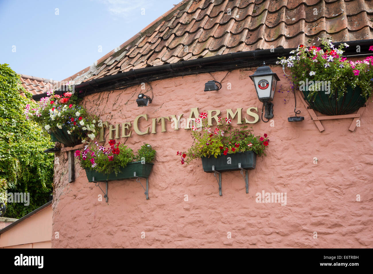 The City Arms Public House in Wells, Somerset Stock Photo