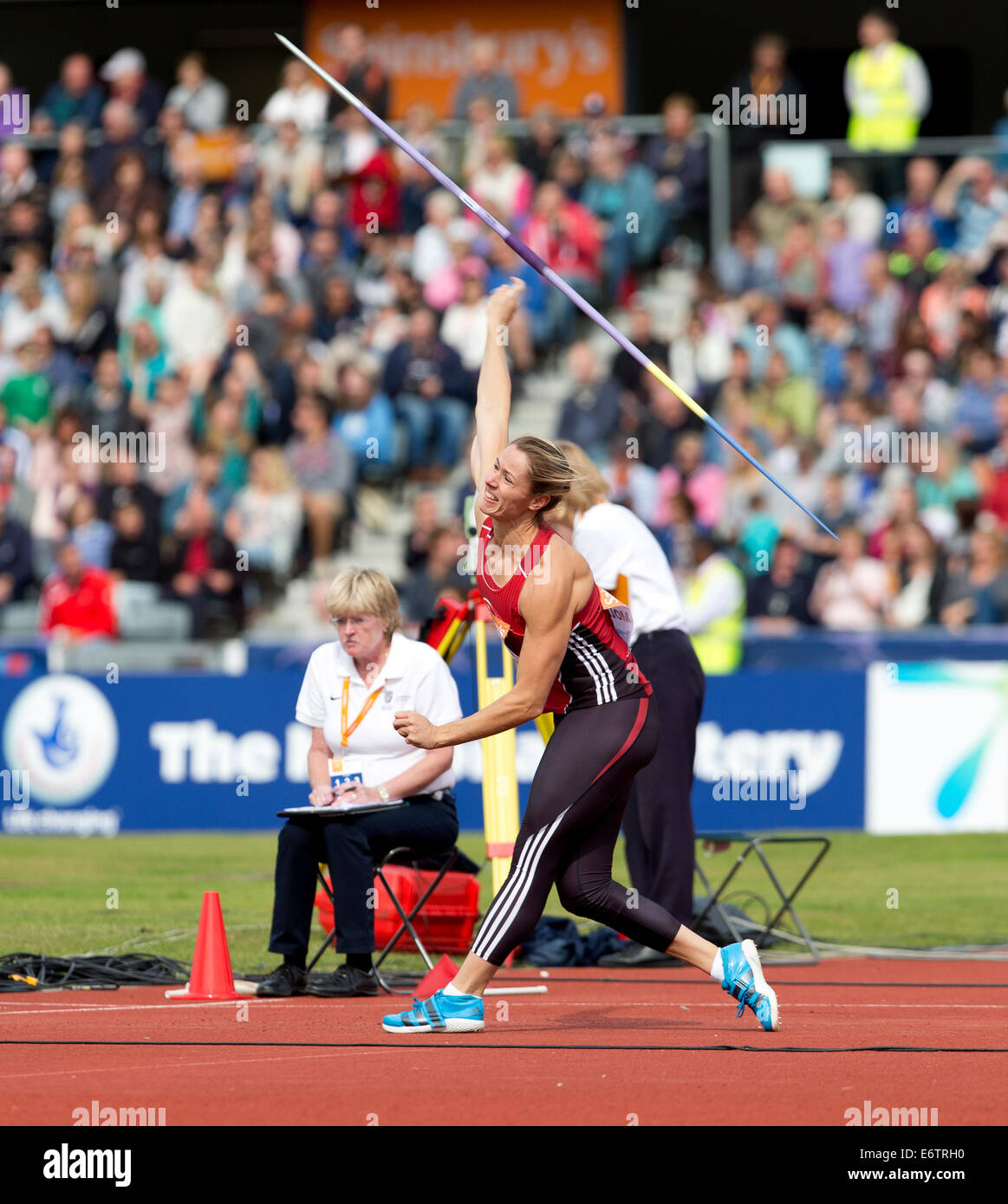 Katharina MOLITOR, Javelin, Diamond League 2014 Sainsbury's Birmingham