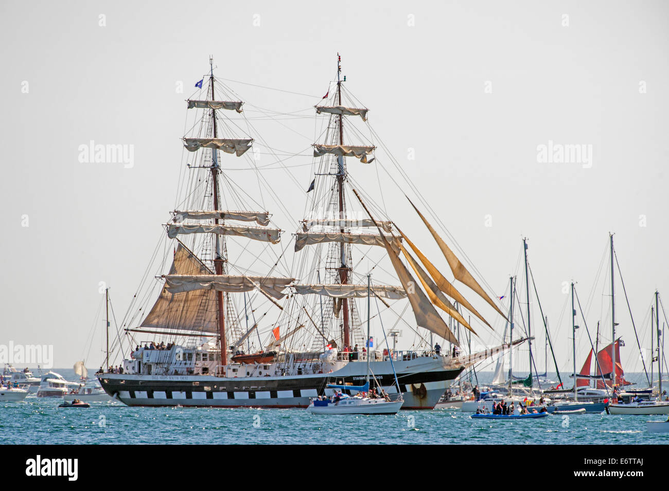 Tall ships race falmouth hi-res stock photography and images - Alamy