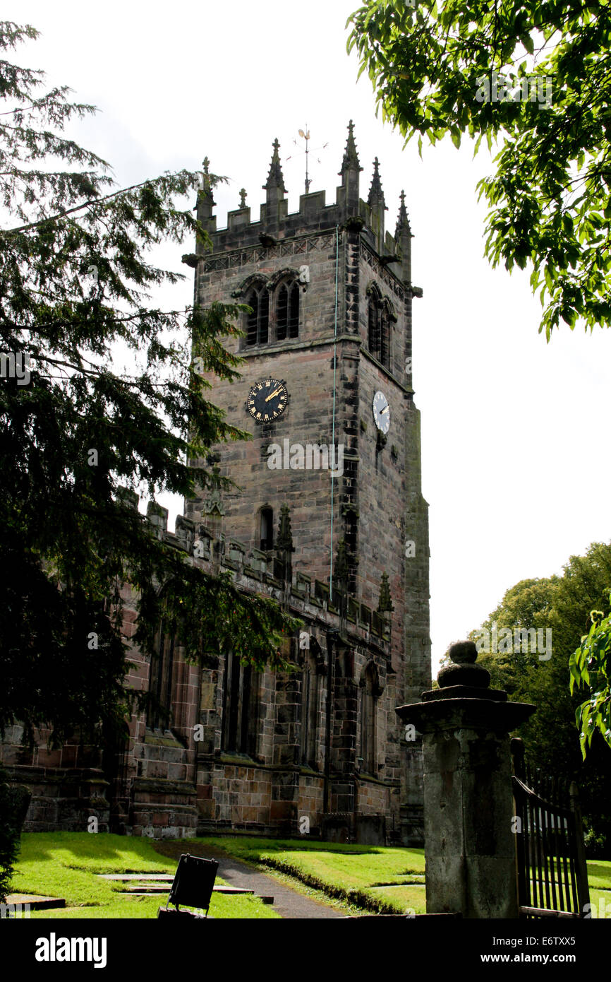 St James the great church at Gawsworth Stock Photo Alamy